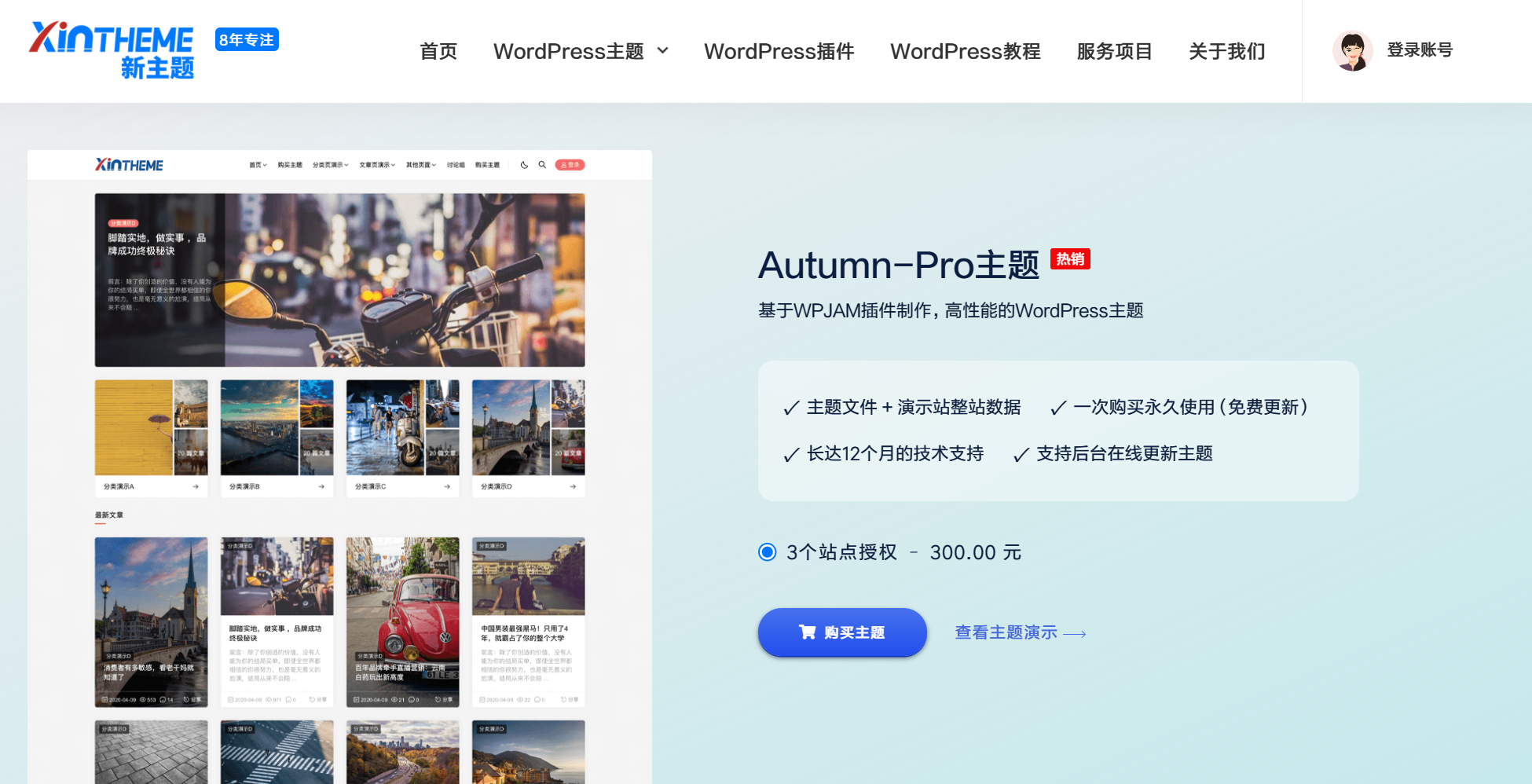 有WP的图片站主题嘛?-mjj天下第一-谷姐靓号网