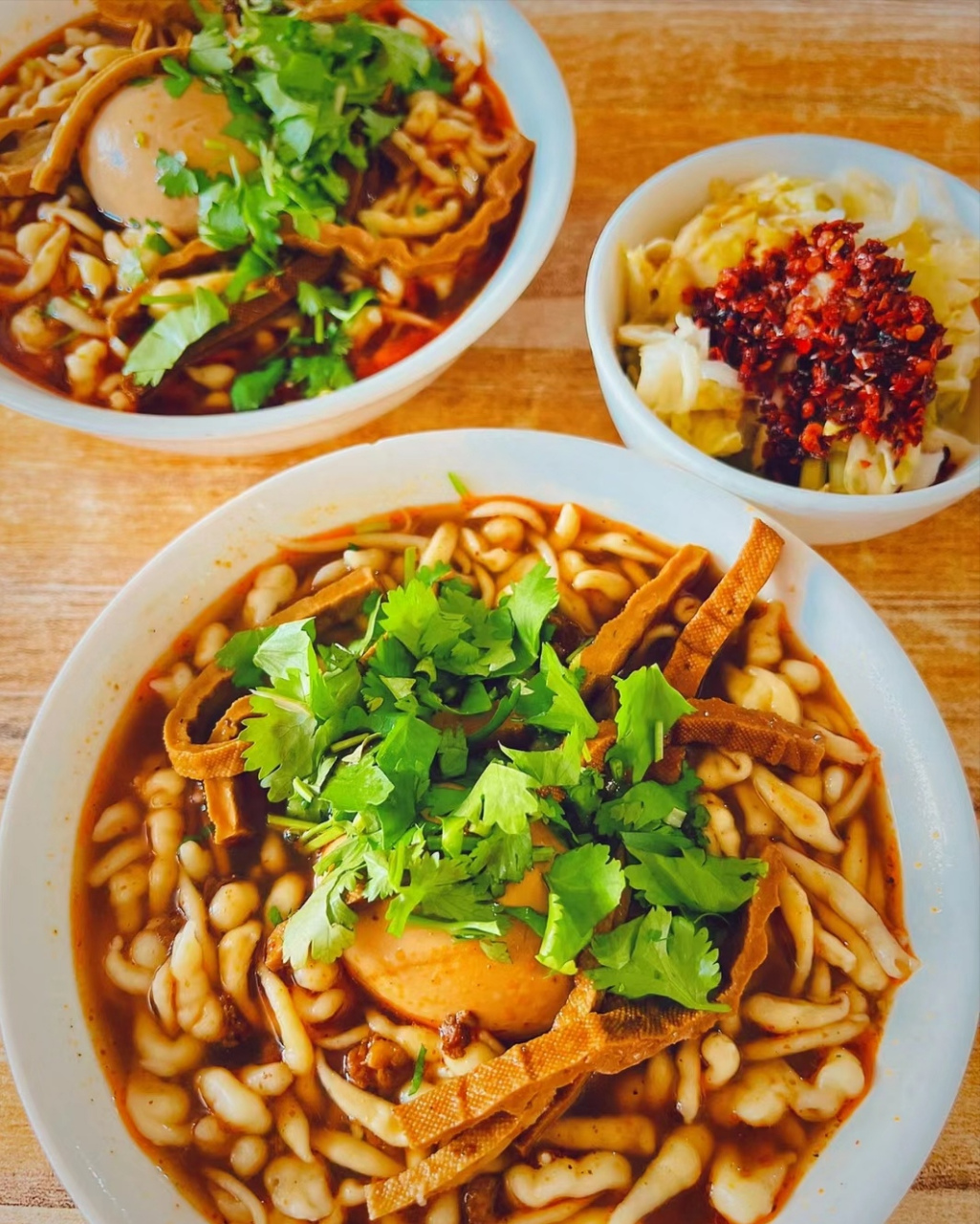 晋菜分享第二天  豆面抿面是以豆面,面粉为主要食材制作的面食,是