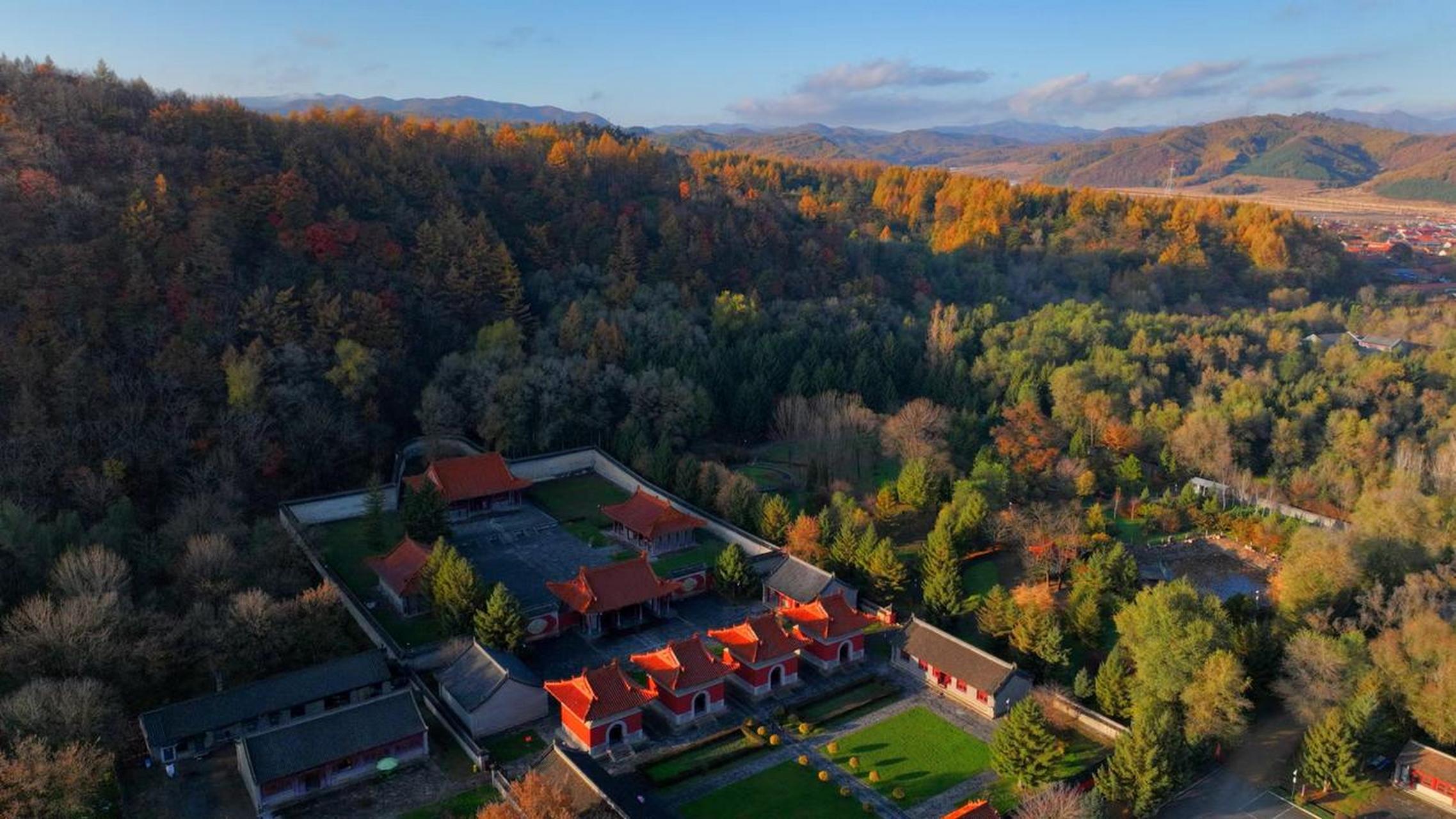 新宾永陵秋意浓#振兴新突破辽宁杠杠滴# #网红打卡地辽宁杠杠滴