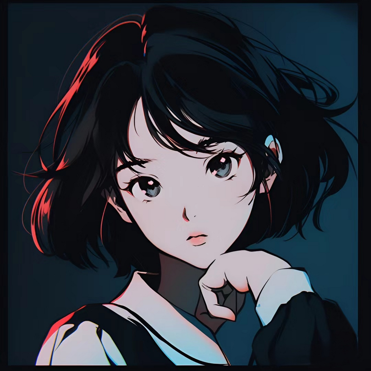 短发女孩真的是又酷又刹,可盐可甜,短发姐妹快看过来,来领新头像啦!