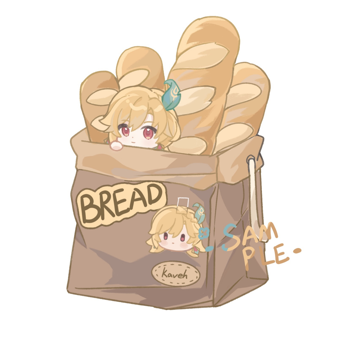 丘丘人甜品二 画师:深海渝子酱(米)