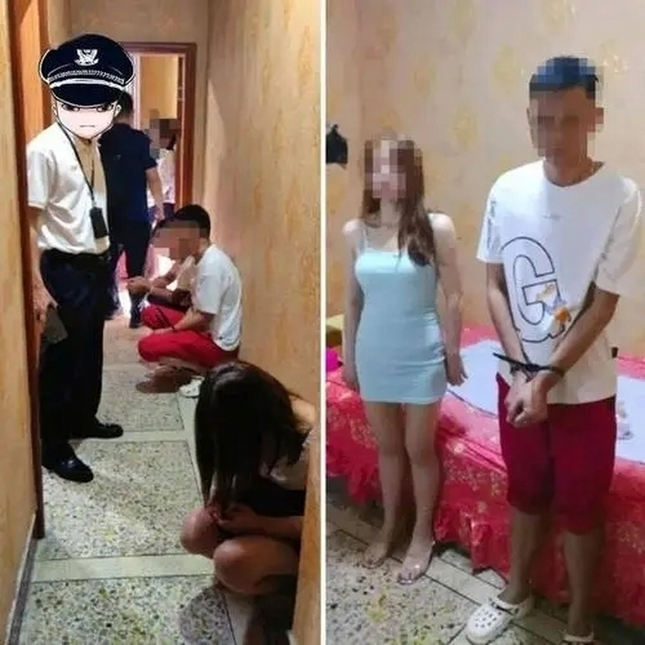 有位朋友是派出所的警察,曾参与几次扫黄抓嫖行动.