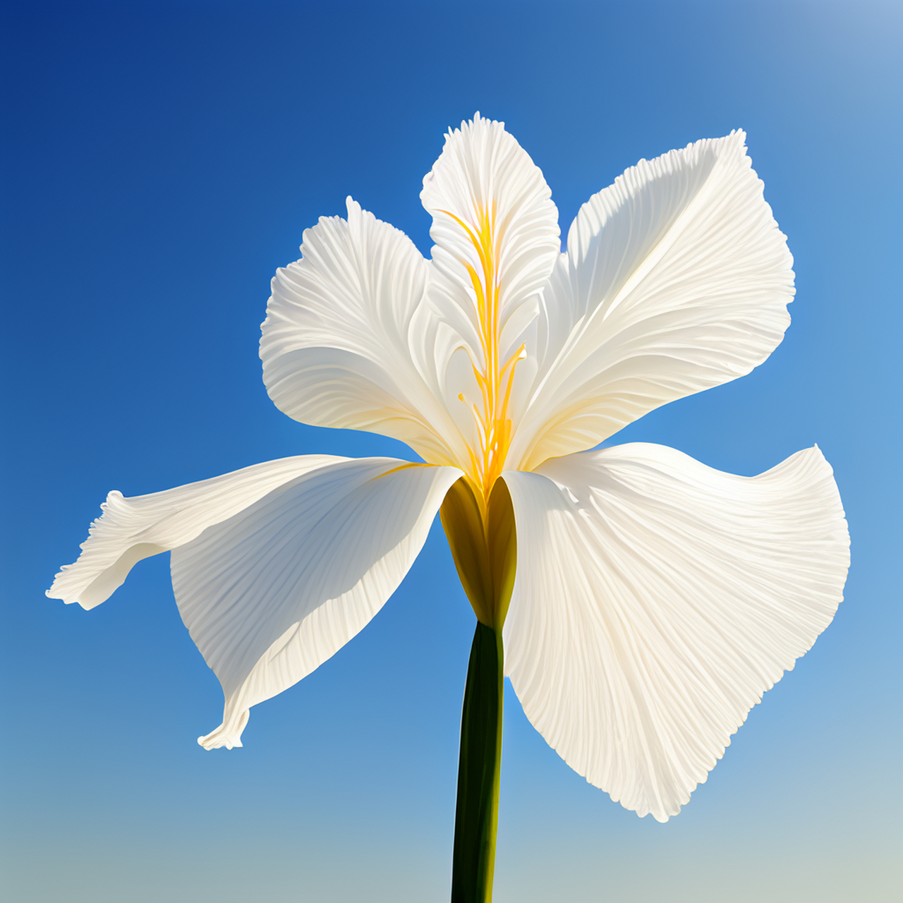 白色鸢尾花代表纯真