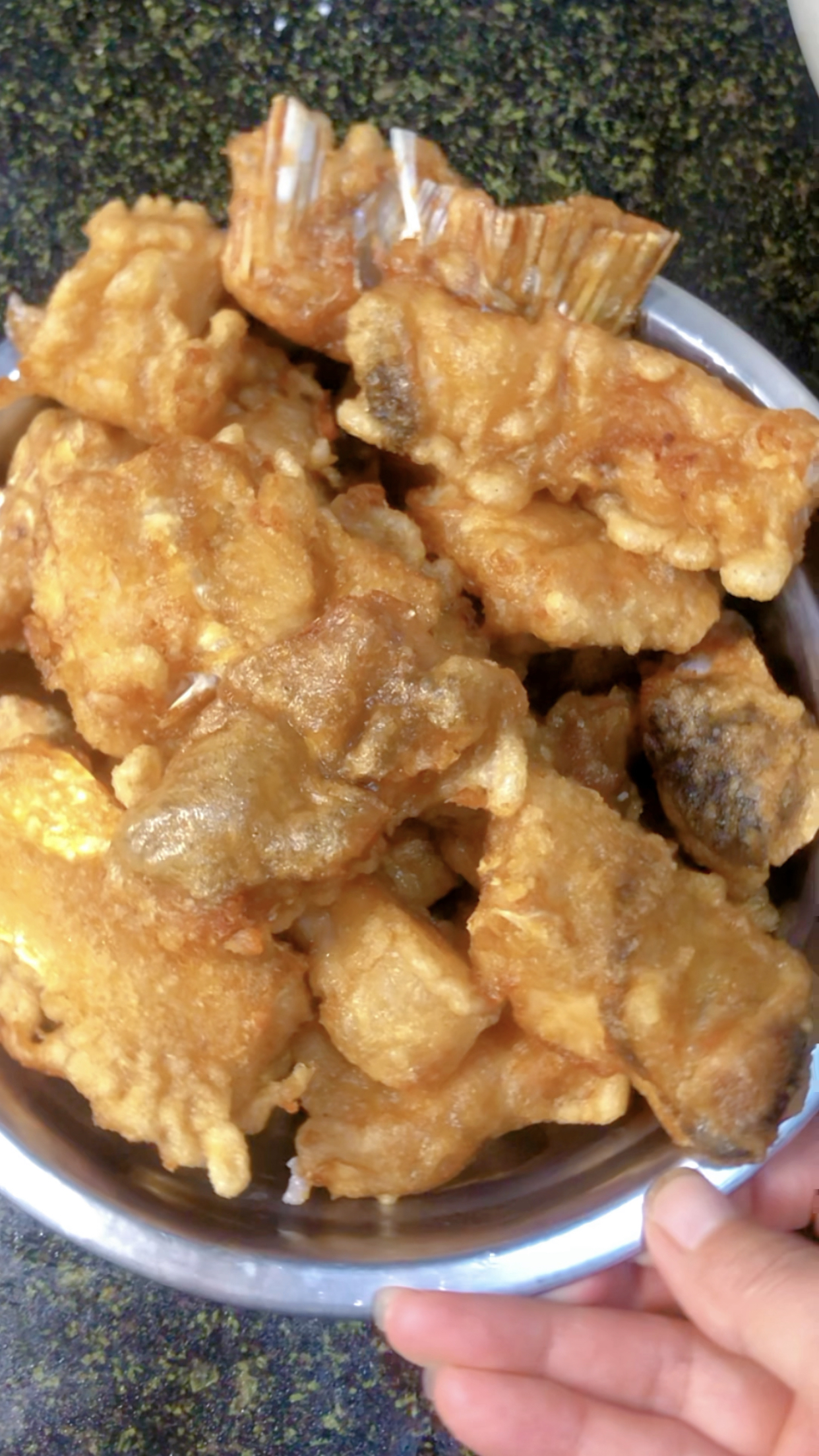 油炸香酥鱼块,嘎嘎好吃