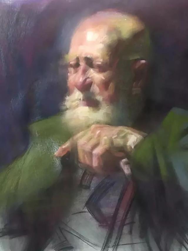 画家吴健的油画