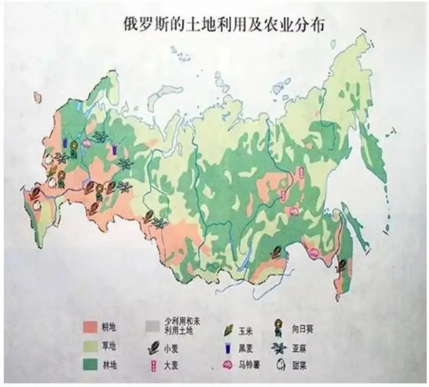 俄罗斯农业地域类型图片