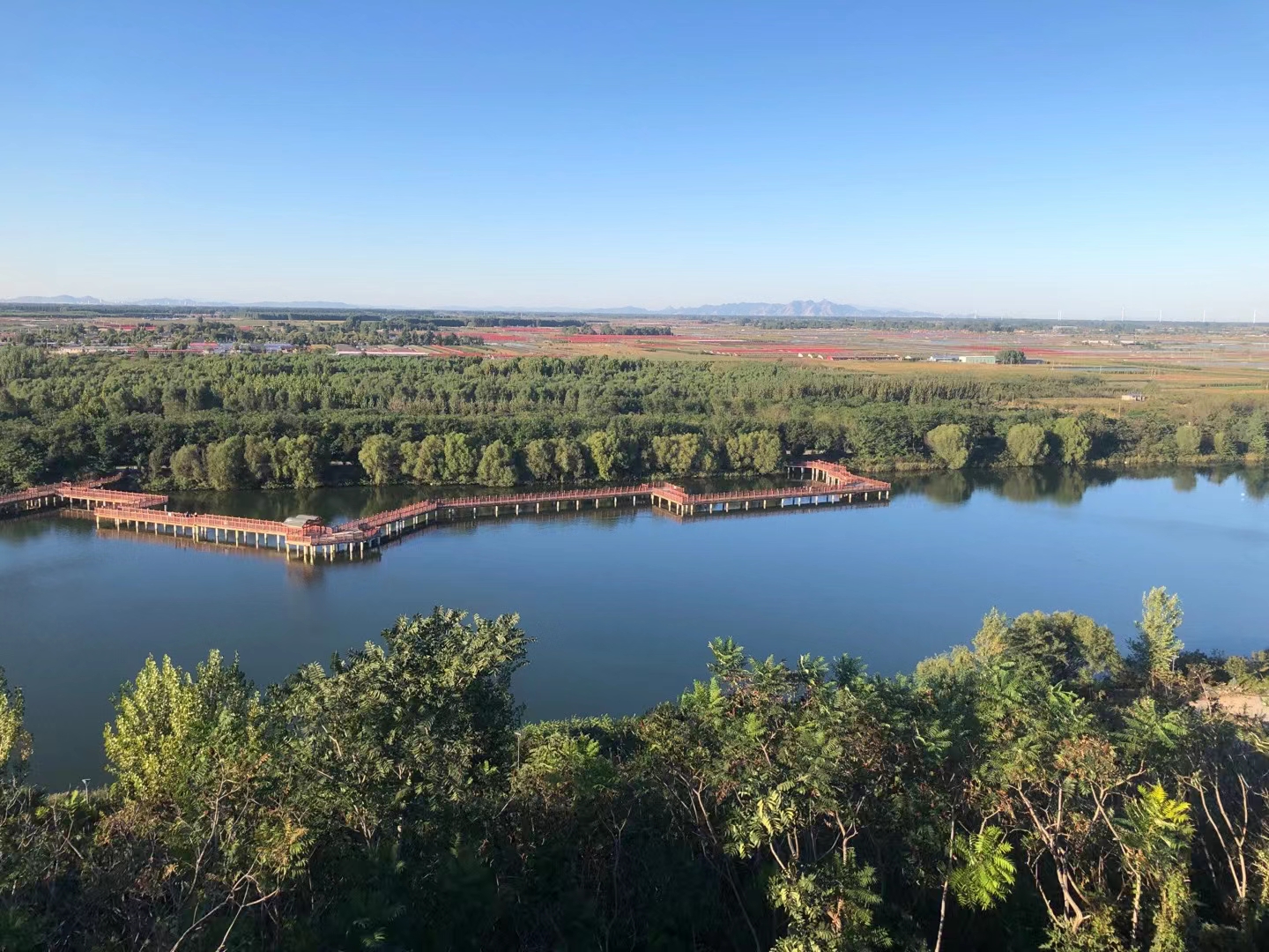 古滦河生态公园的秋天