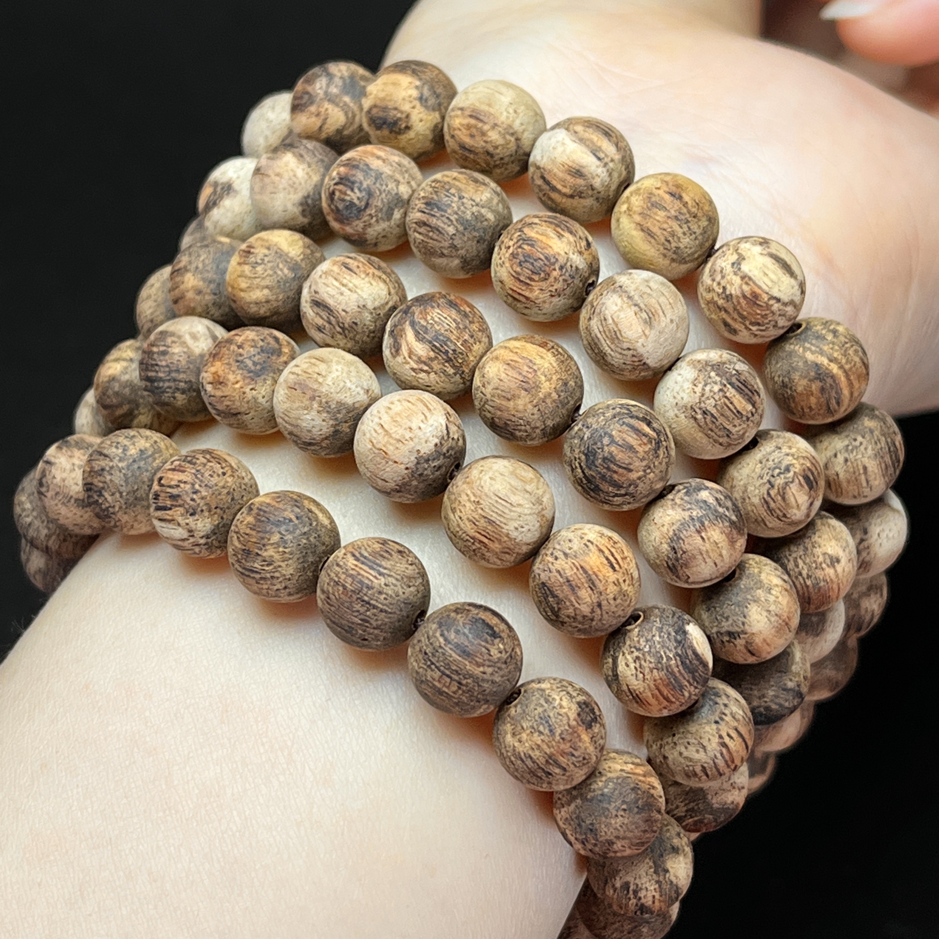 云南降真香「龙甘香」0.8*108颗手串(未高抛)