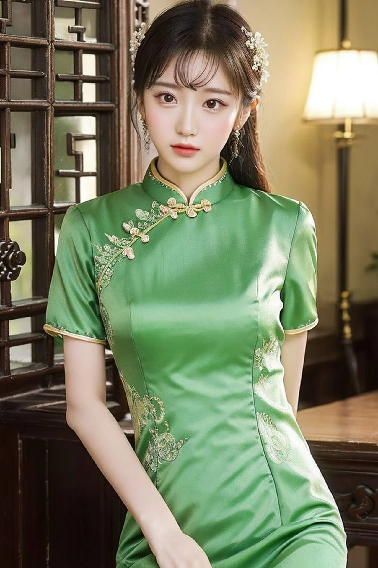 优雅端庄的民国旗袍美人1