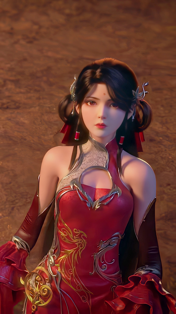 火灵儿精美壁纸分享#国漫女神# #完美世界# #火灵儿