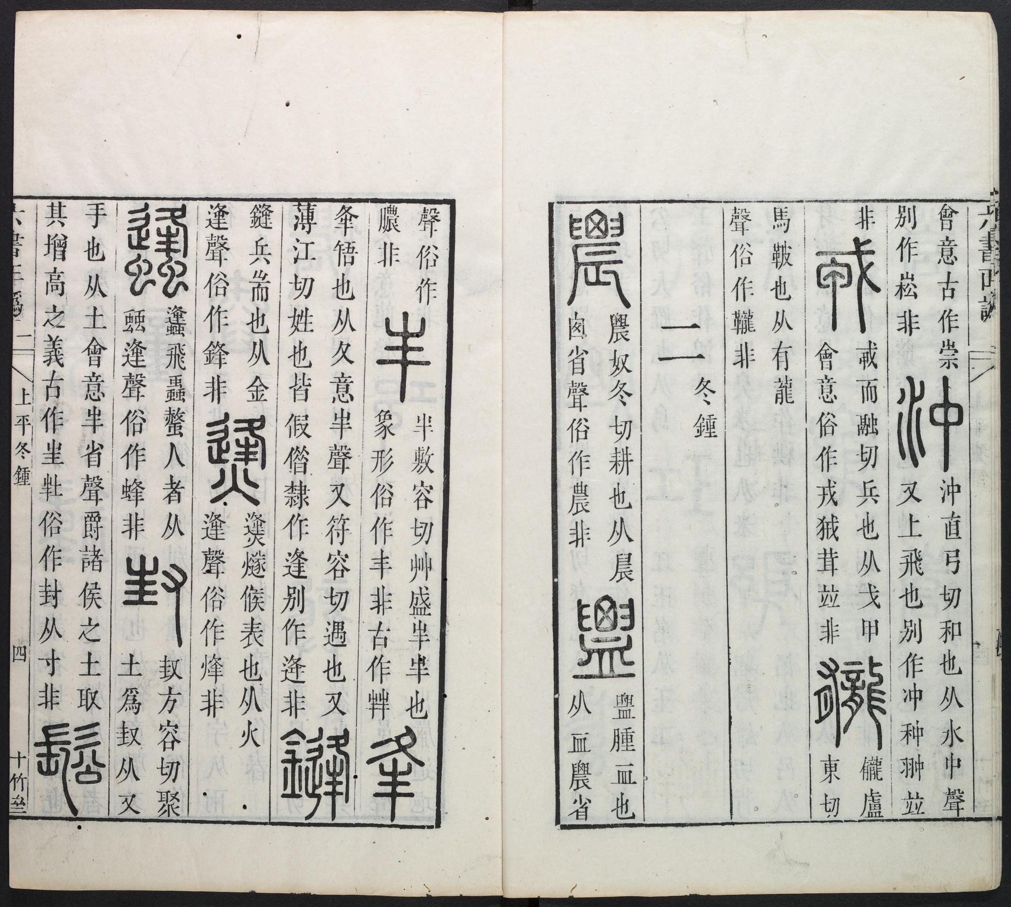 六书正讹-卷一/周伯琦