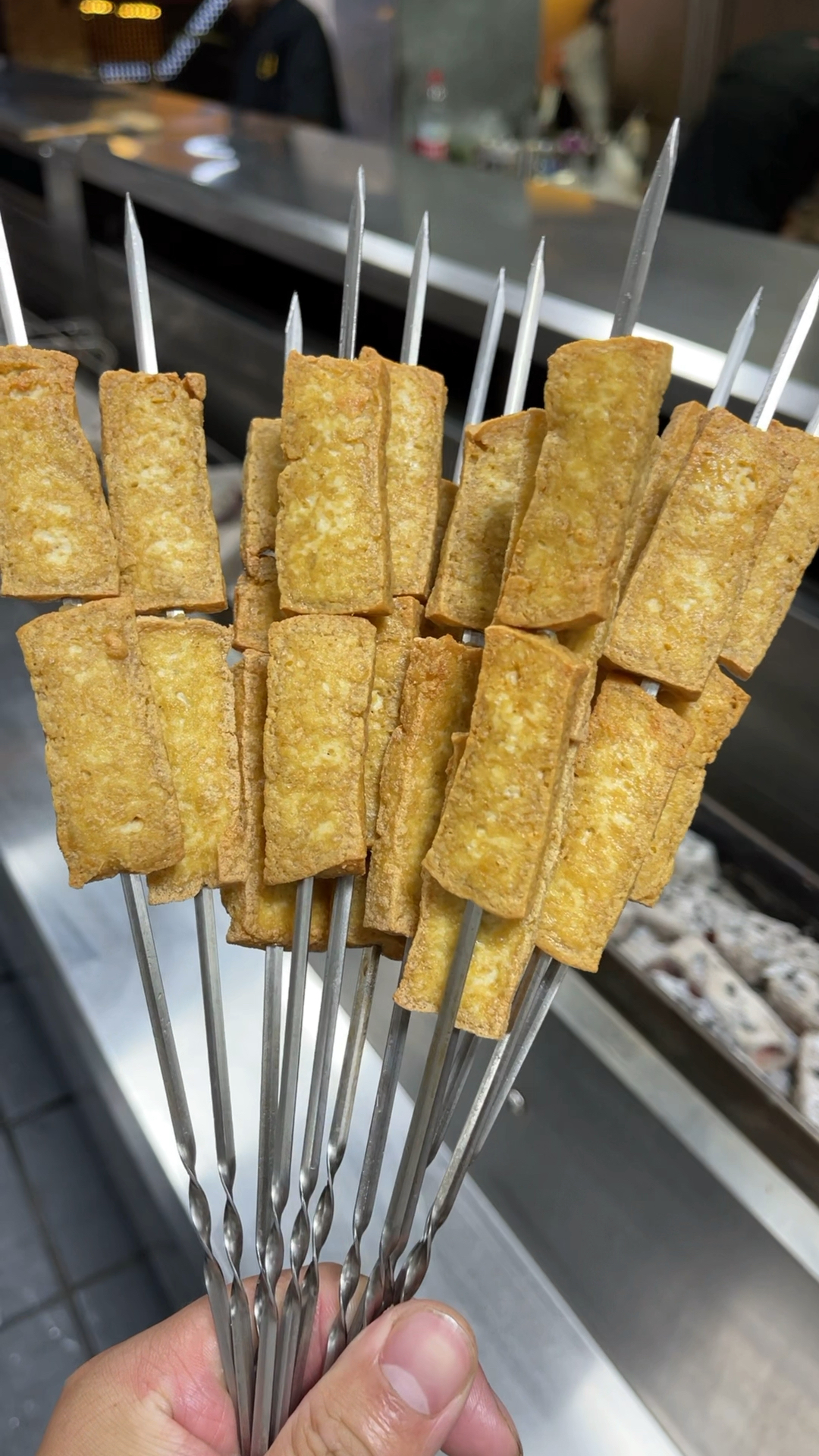 烧烤教程烤豆腐串