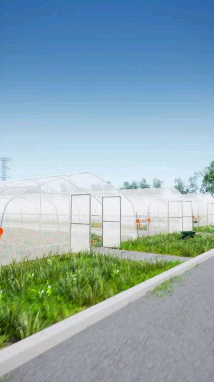 蔬菜大棚效果图漫游动画演示-度小视