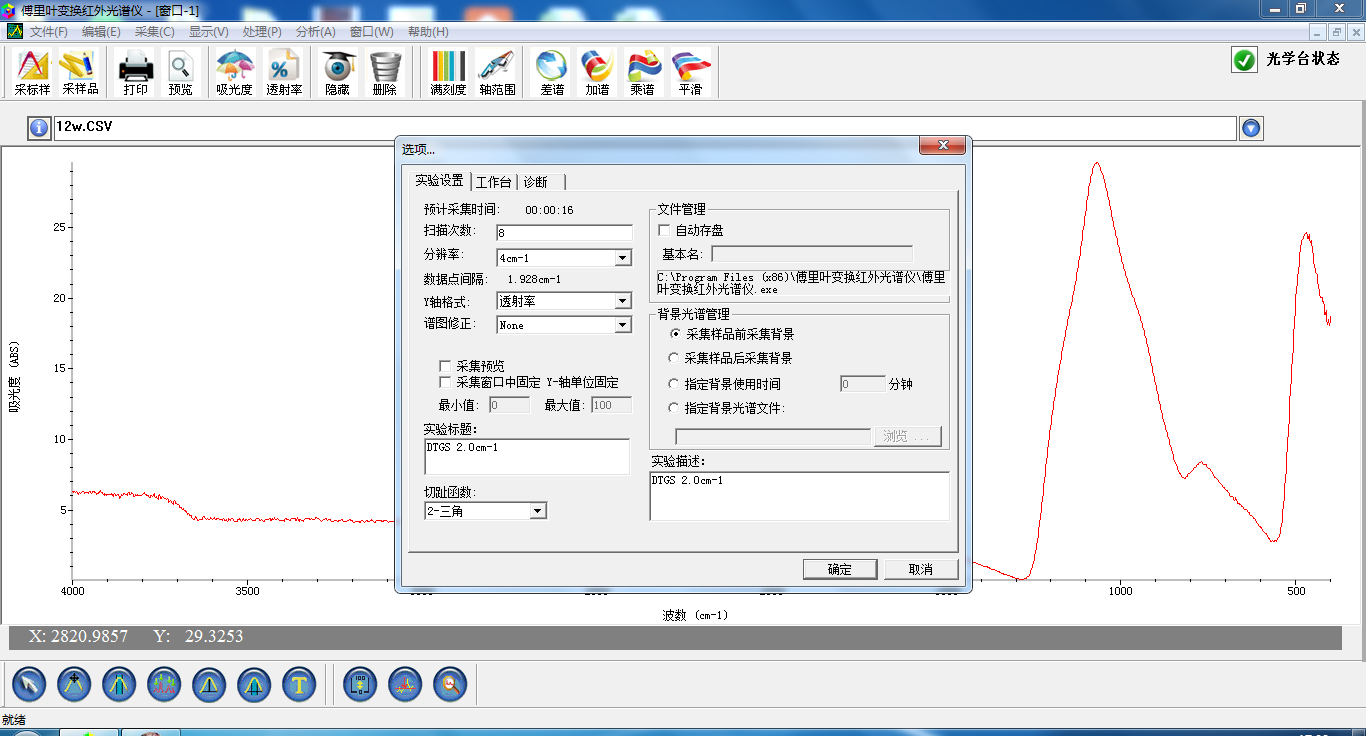 红外谱图分析软件图片