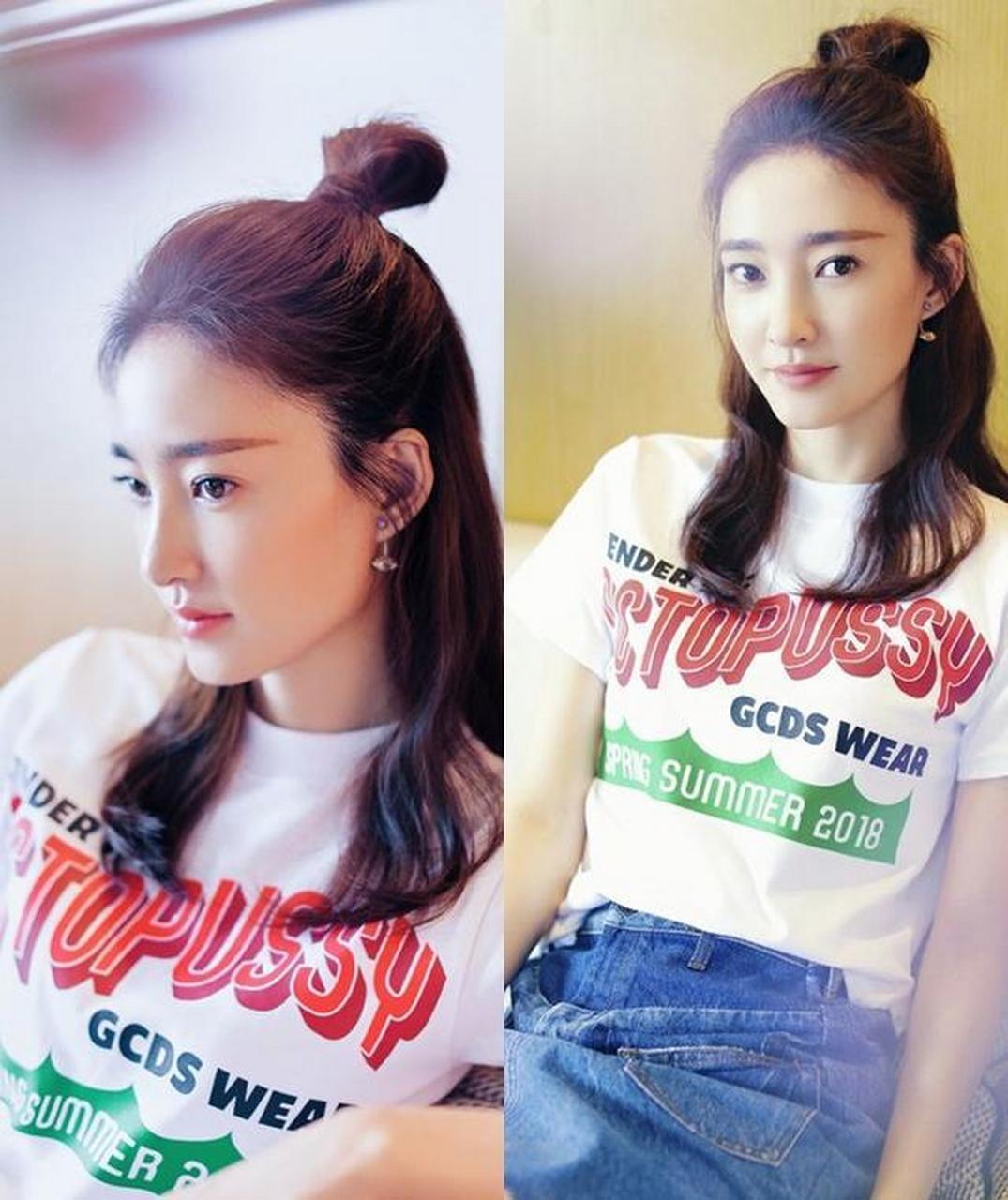 王丽坤只不过换了个眉形,却像换了张脸,网友:说你整容了我都信  #我要