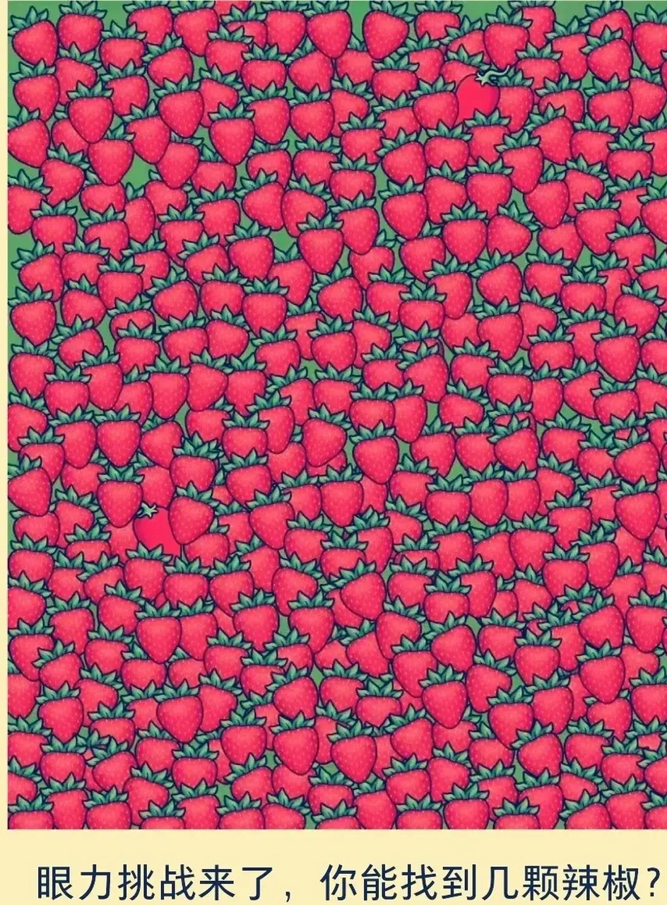 这个眼力大挑战图真的是值得一试,可不是那么简单的,据说能全部找出来