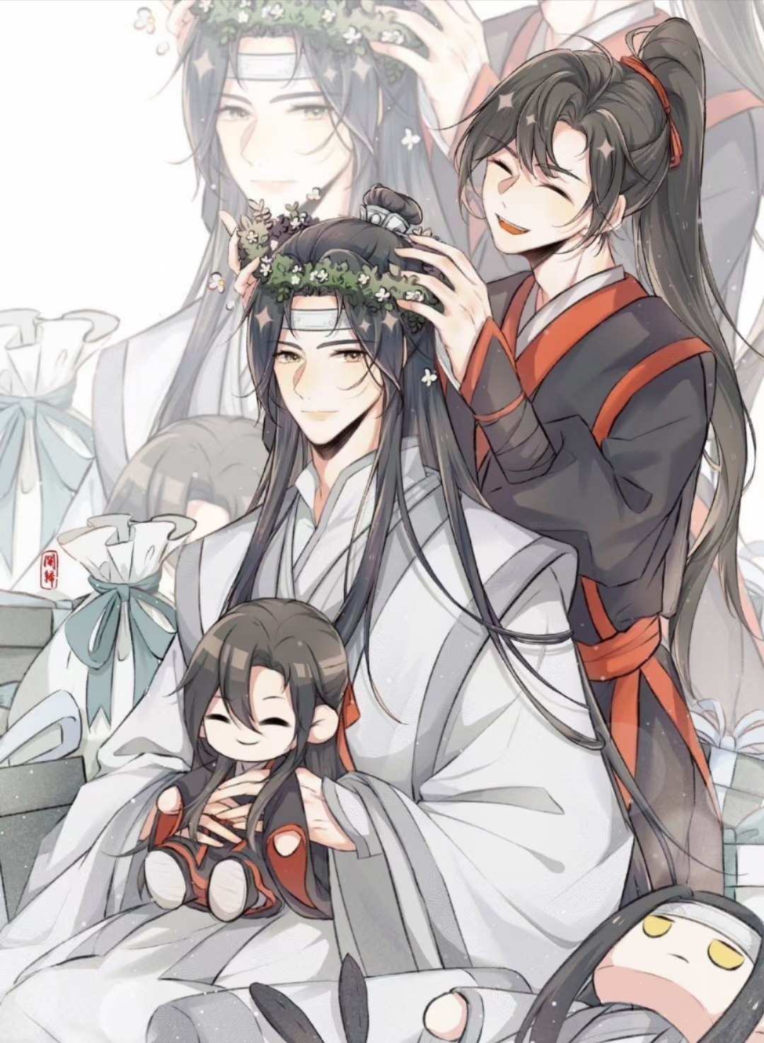 魔道祖师漫画图:太甜了
