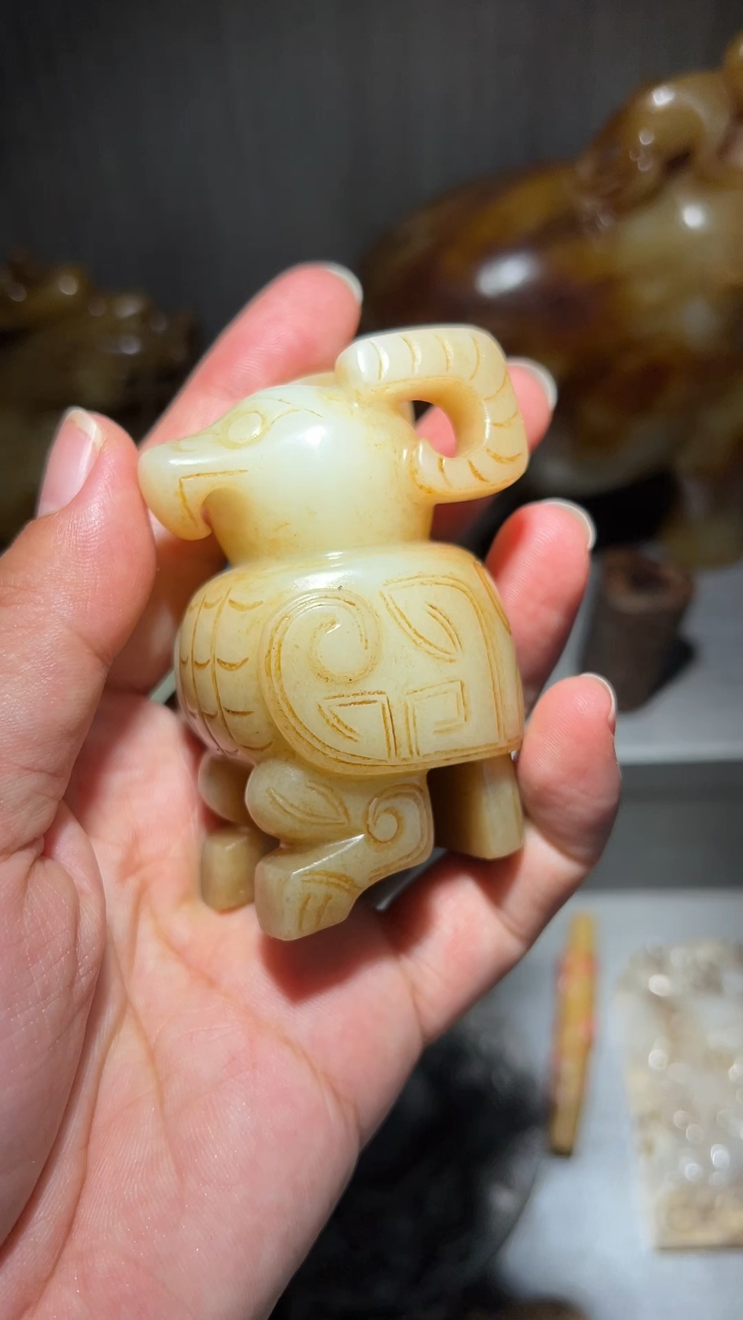 古玉老玉高古玉器和田玉凤鸟