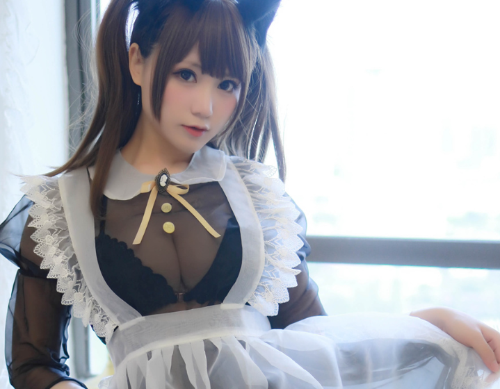 %title插图%num喵子Nyako作品全集:清纯可爱的广东Coser小姐姐