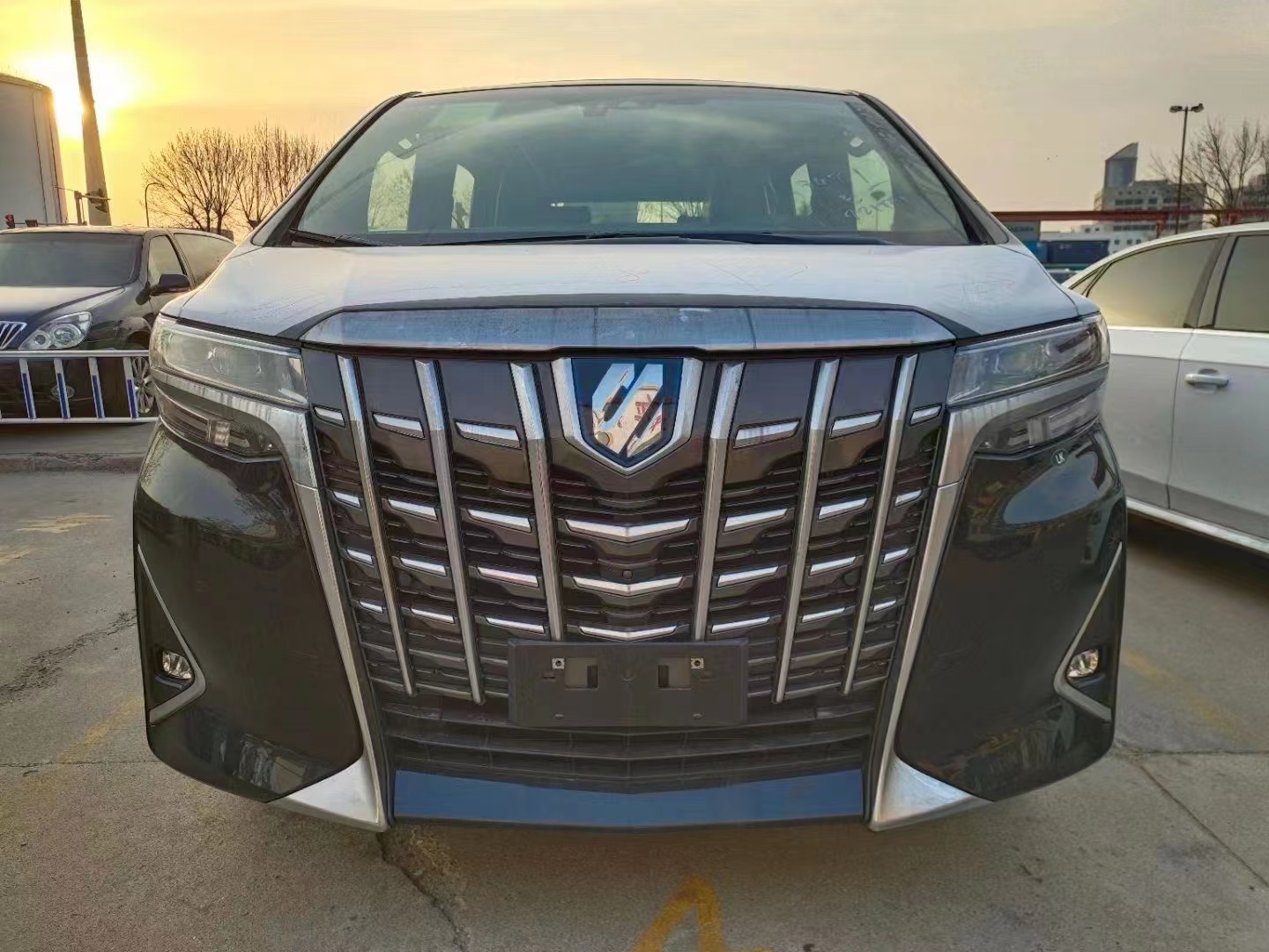 丰田mpv的"霸王花","最便宜"埃尔法实拍,2.5混动 织物座椅