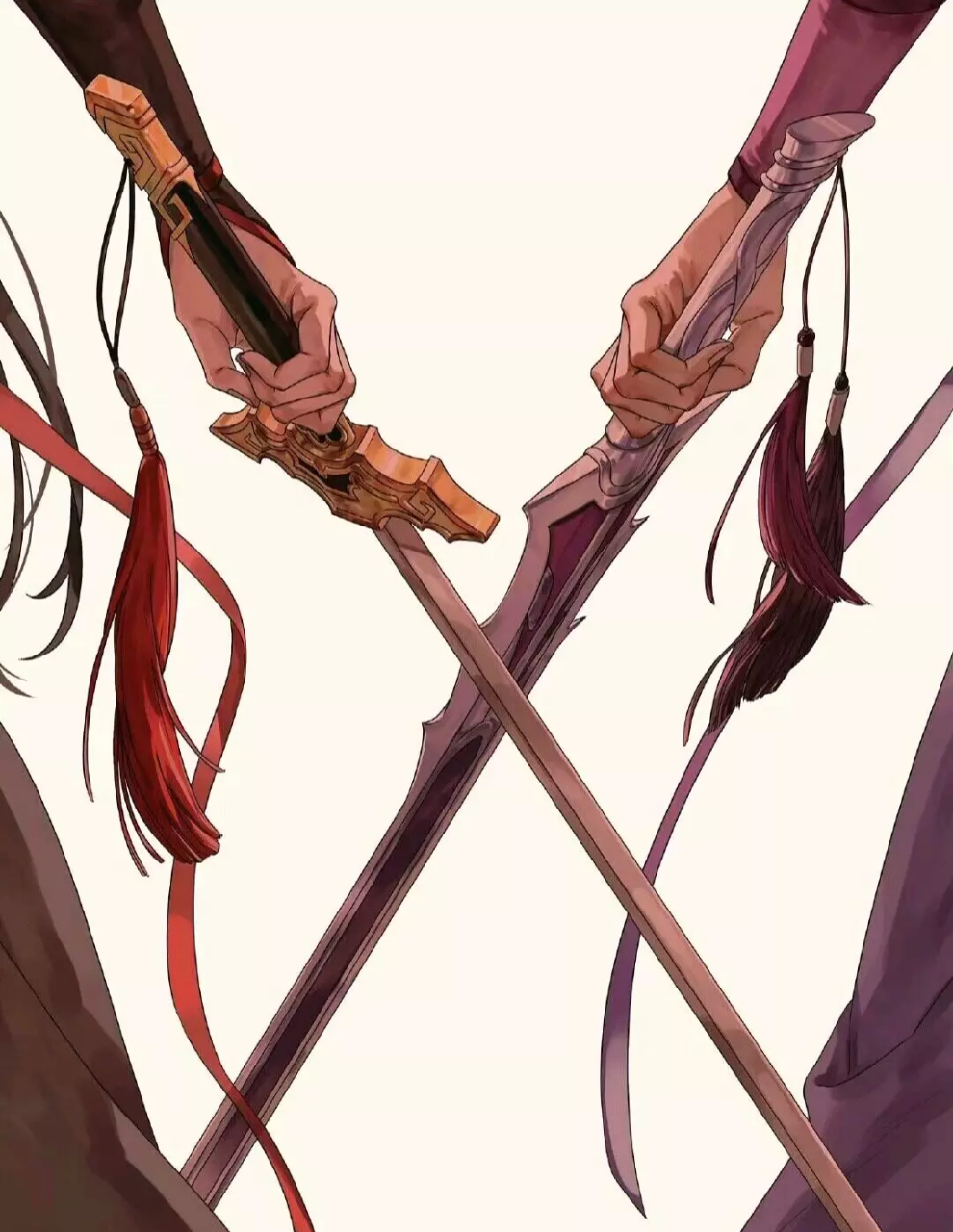 后来,他们两个一个成了夷陵老祖,一个成了三毒圣手.#魔道祖师
