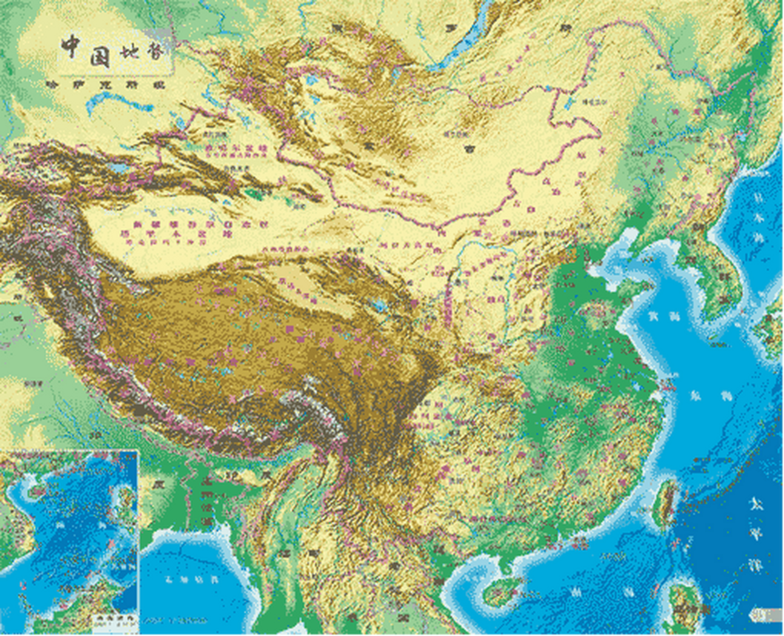 《立体视界三维中国——中华人民共和国3d地图集》,将3d视觉效果运用