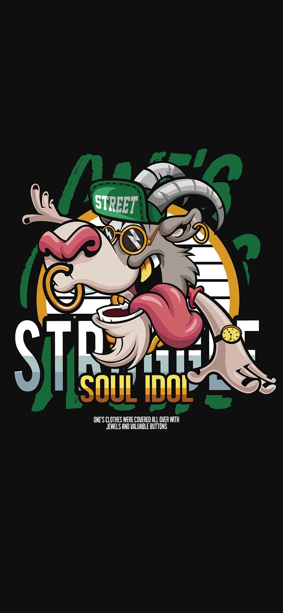 欧美风手绘十二生肖手机壁纸