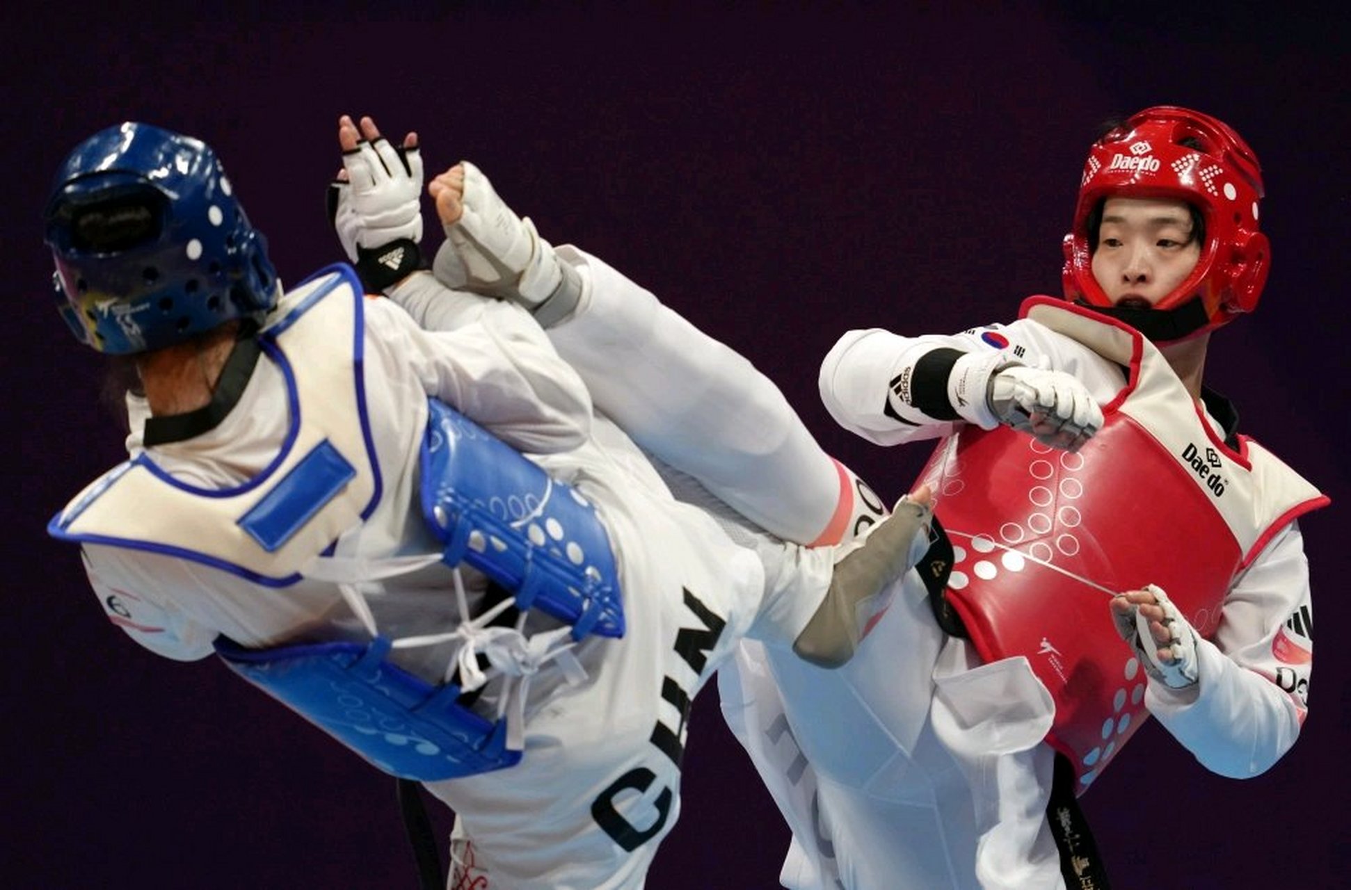 亚运会跆拳道图片