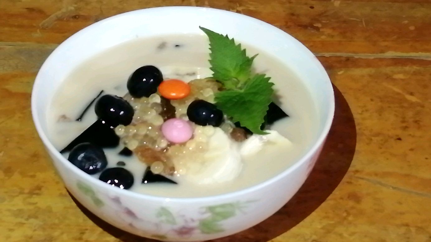 奶茶烧仙草,两分钟就学会,配制作全过程