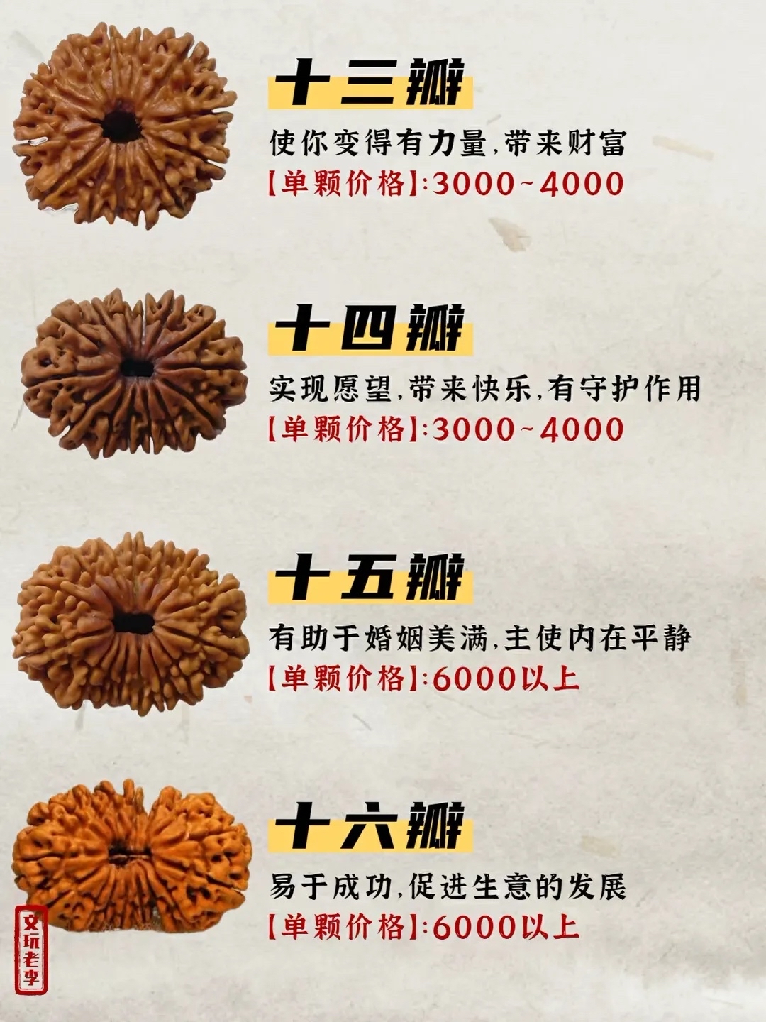 金刚菩提瓣数越多越值钱?