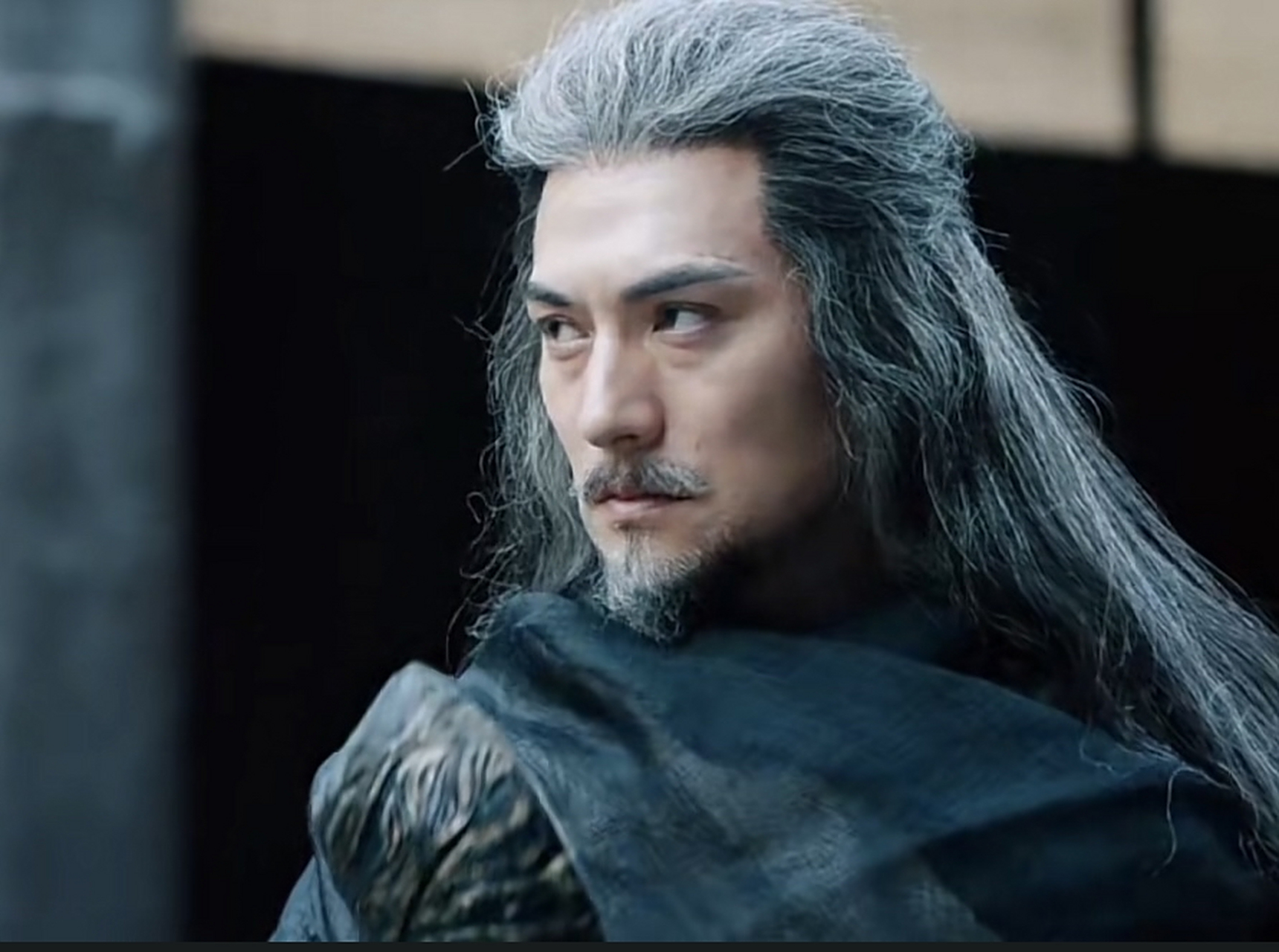 老年版严宽,帅哥老了还是帅,长了一张古装脸