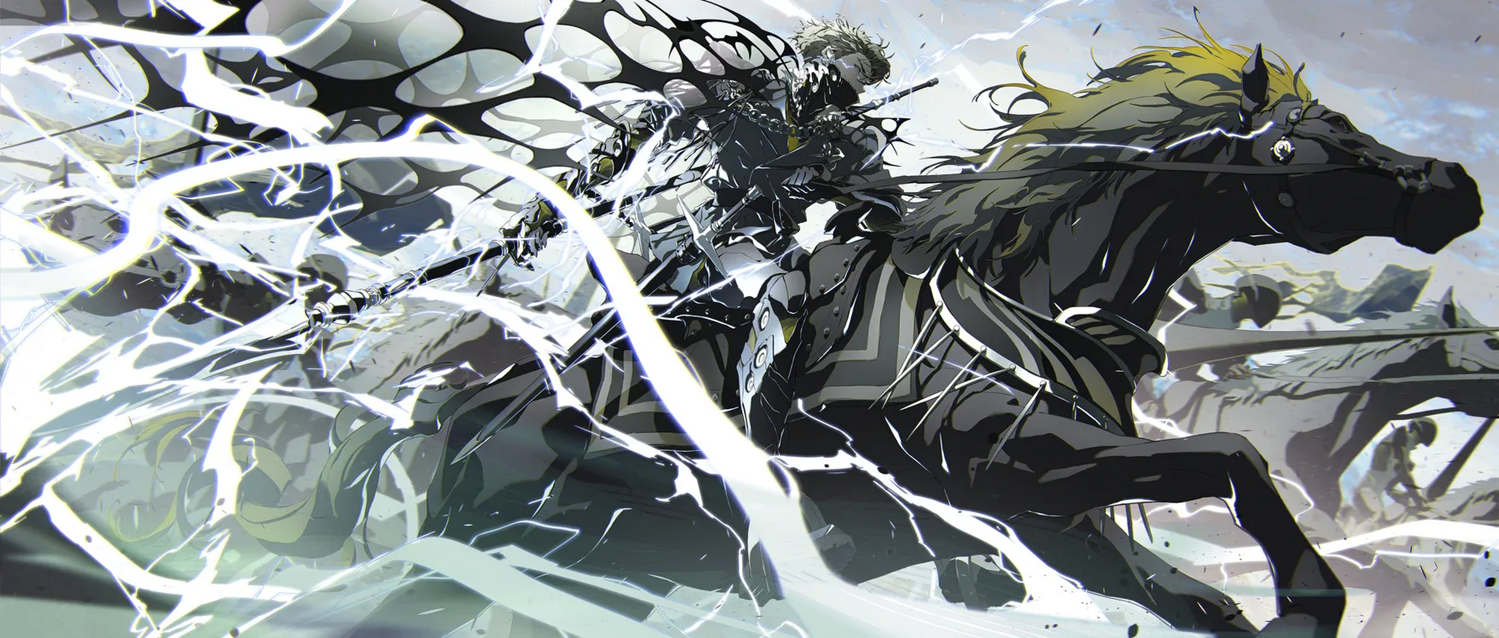 来欣赏一组炫酷的打斗风格插画! 画师:solani