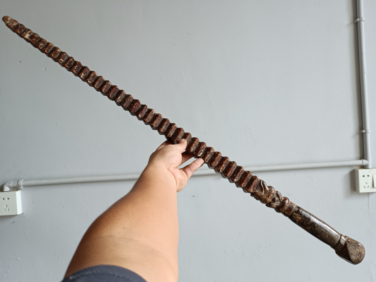 古代法器,作法用具,老法器,明代法器,老兵器,法器 锏古之