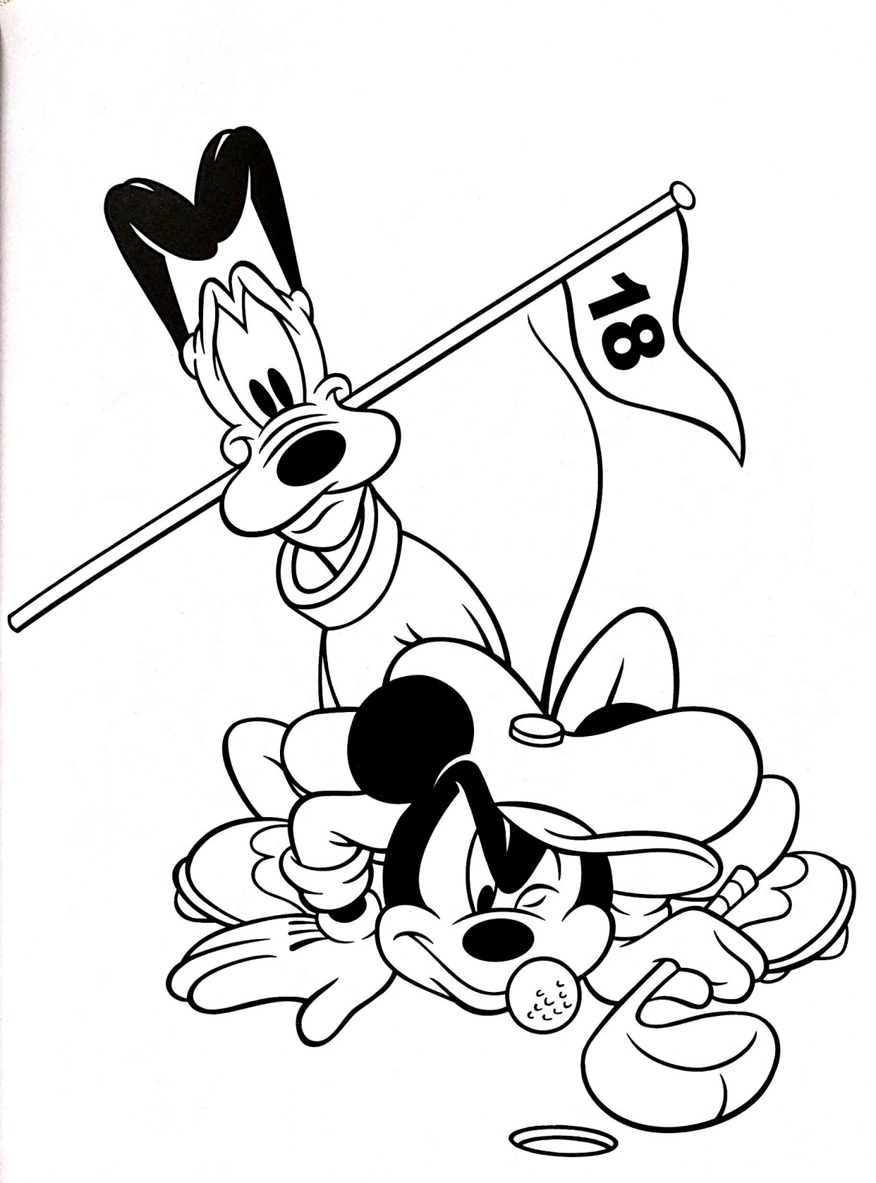 迪士尼动画线稿