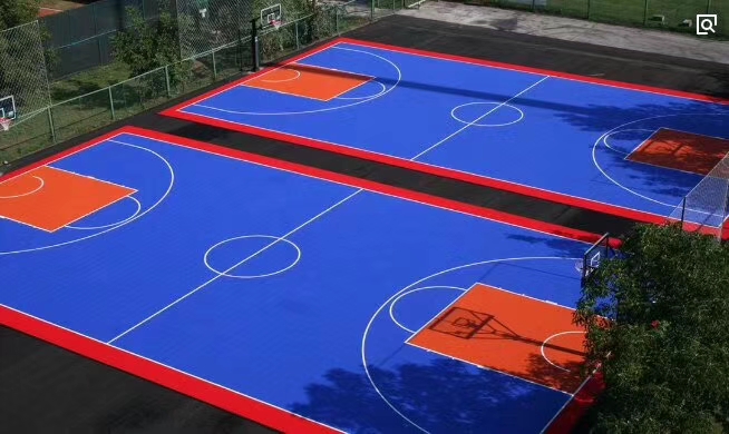 硅pu地胶丙烯酸篮球场地