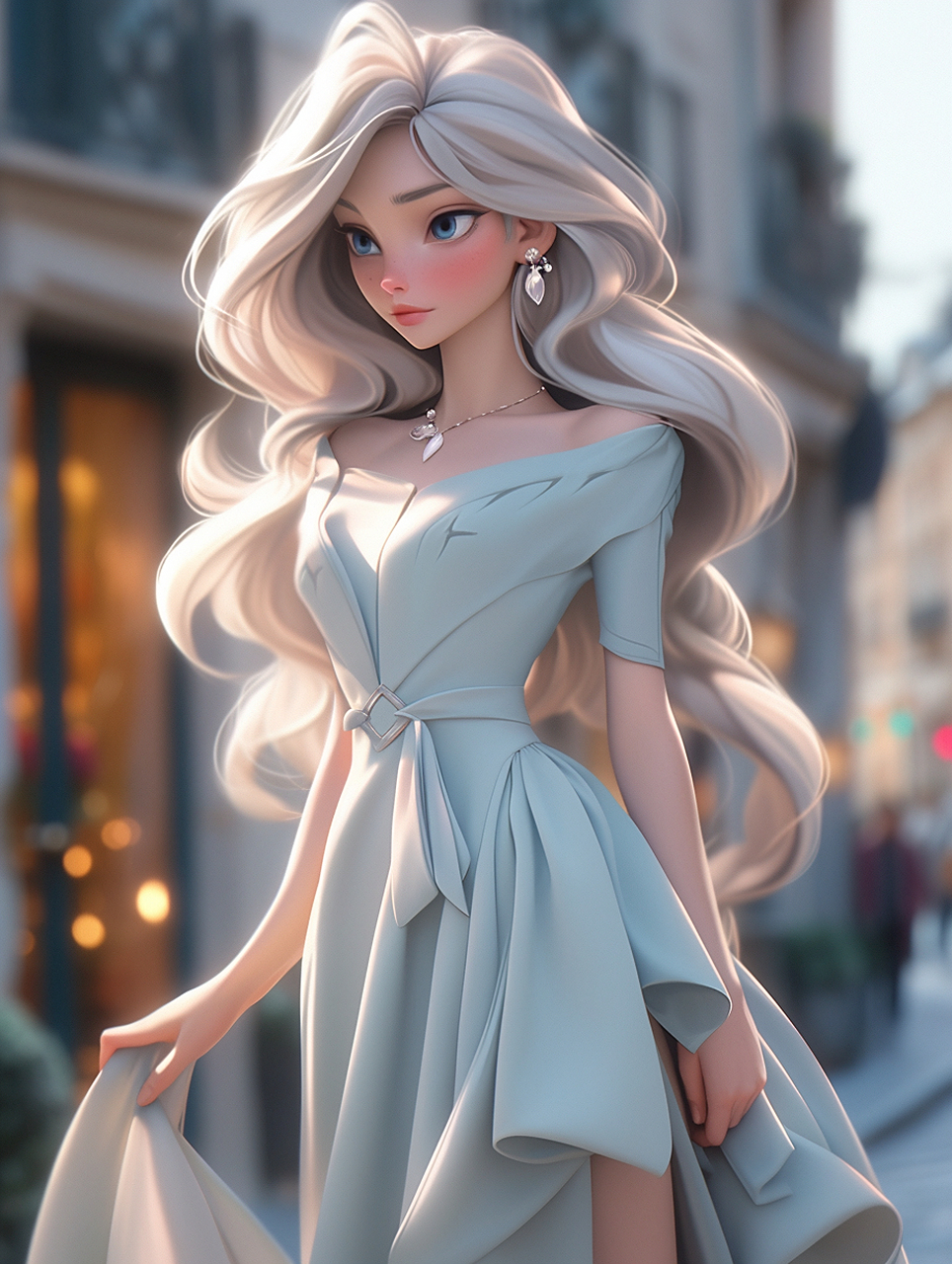 冰雪奇缘——-艾莎公主在度假,这样的艾莎会喜欢么?