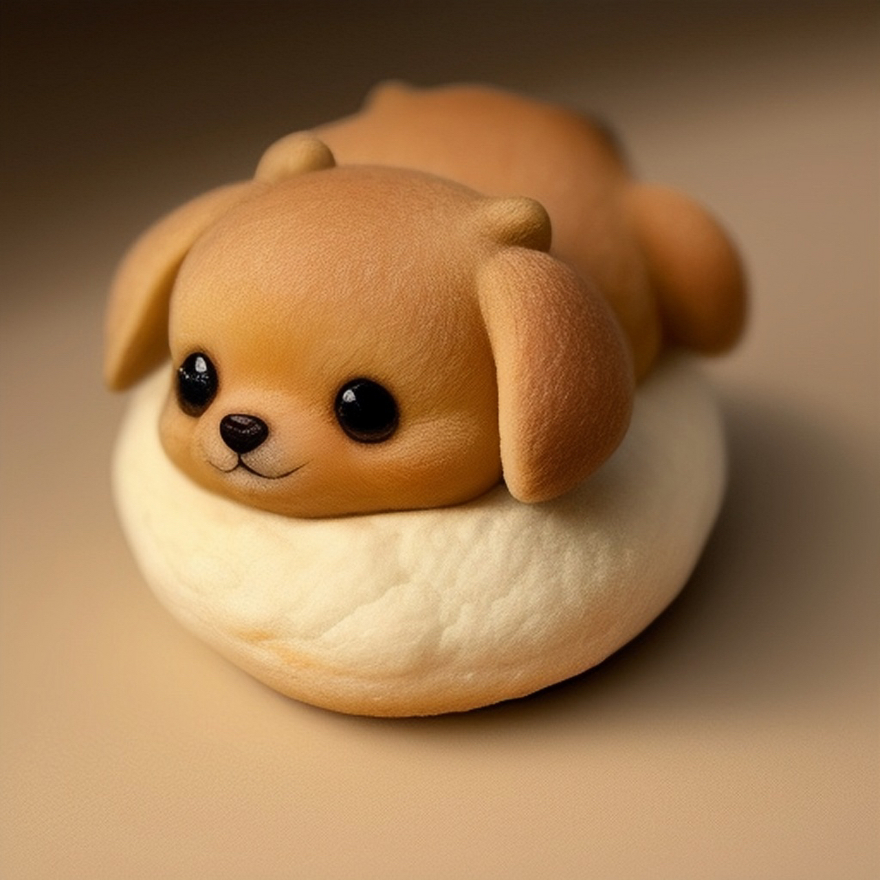 汪～汪!面包小狗向您说早安啦～ #狗狗头像# #治愈不开心