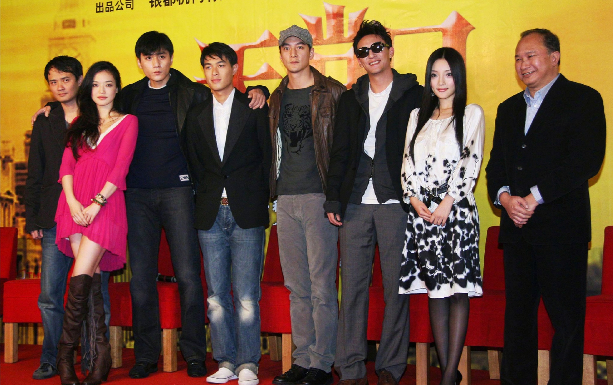 当年的李小璐和吴彦祖,舒淇,刘烨,杨祐宁,孙红雷,张震主演电影《天堂