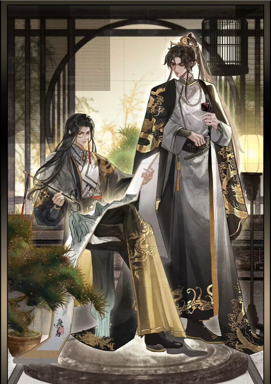 长庚:子熹,那画有我好看吗?#杀破狼# #耽美