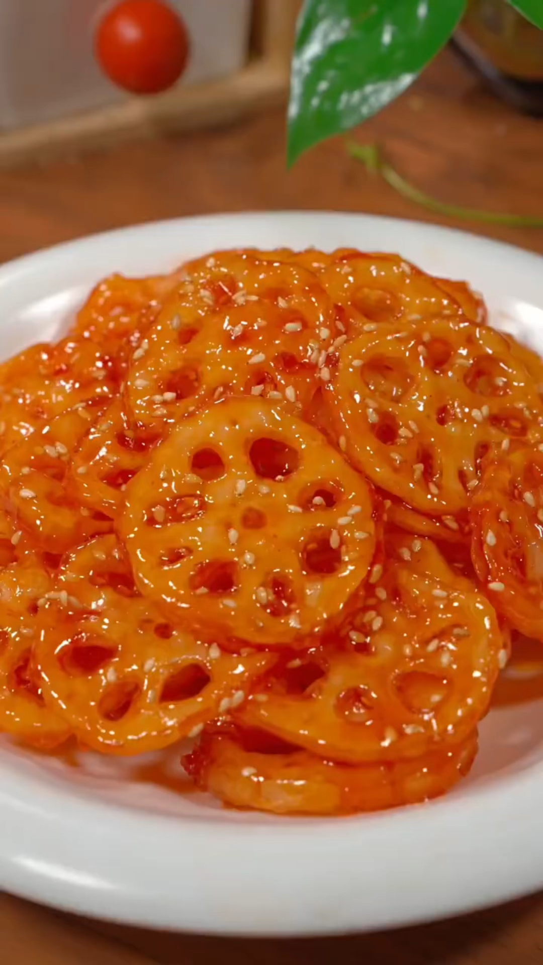 糖醋莲藕,酸甜酥脆,大人小孩都爱吃-度小视