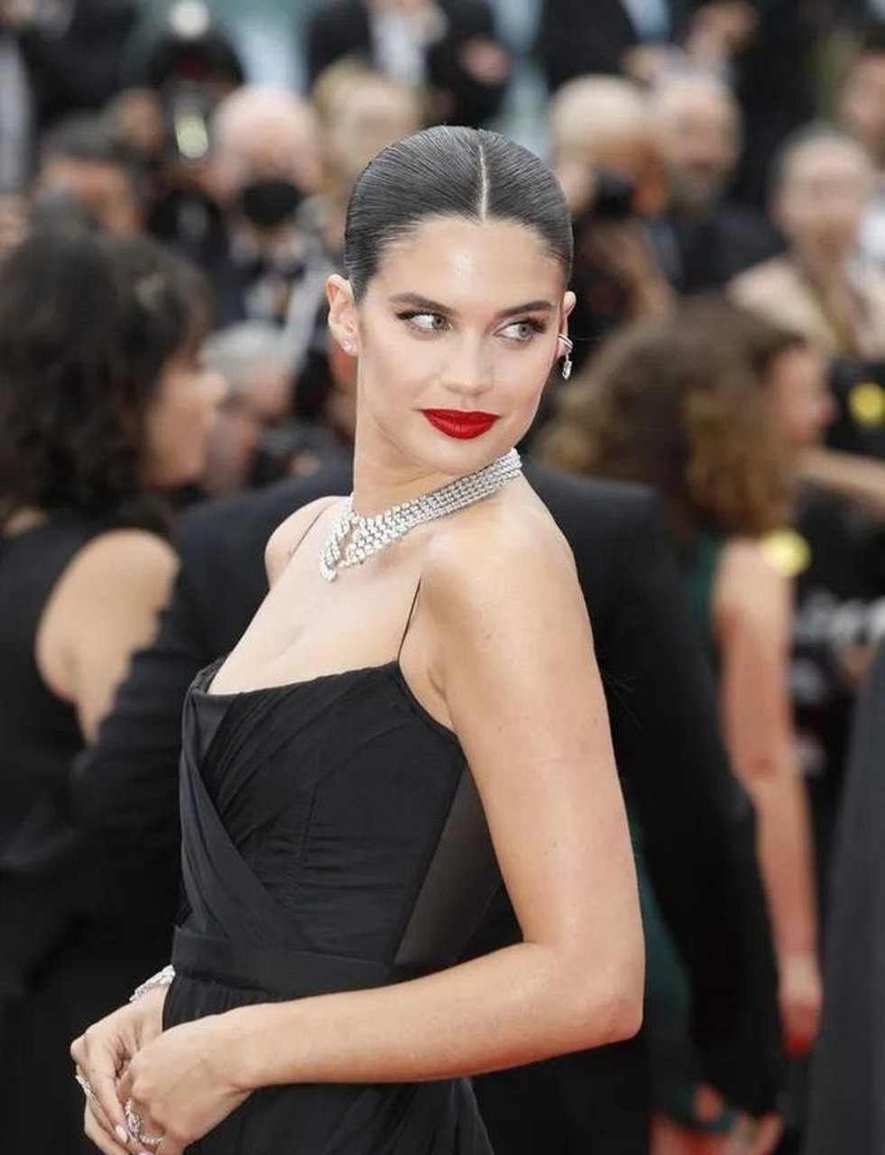 莎拉·桑帕约,1991年7月出生,超模,演员,代表作品有《仿生人妻子》.