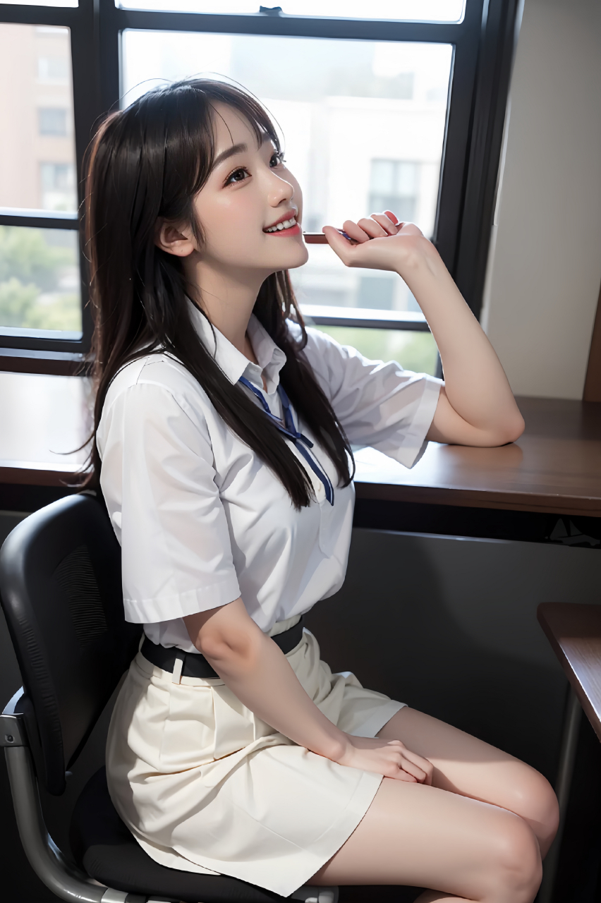 ai绘画女生壁纸头像可爱的小姐姐#ai共创计划