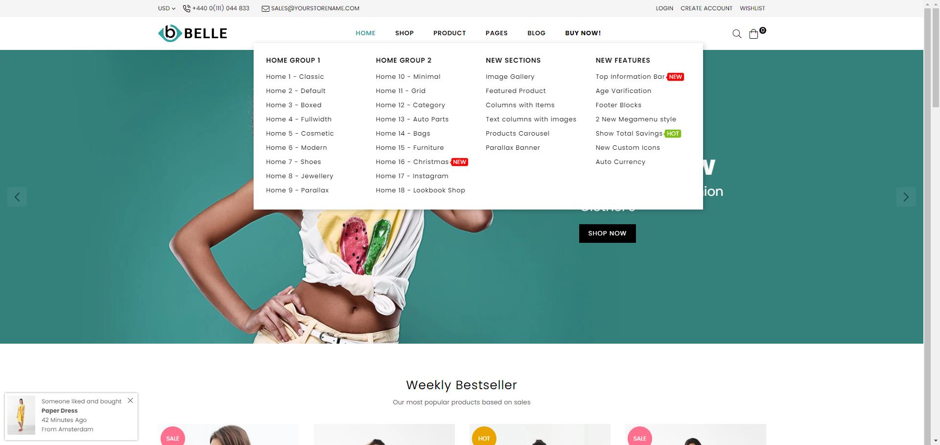 共18套shopify跨境电商独立站自定义主题模板下载-萌果小站