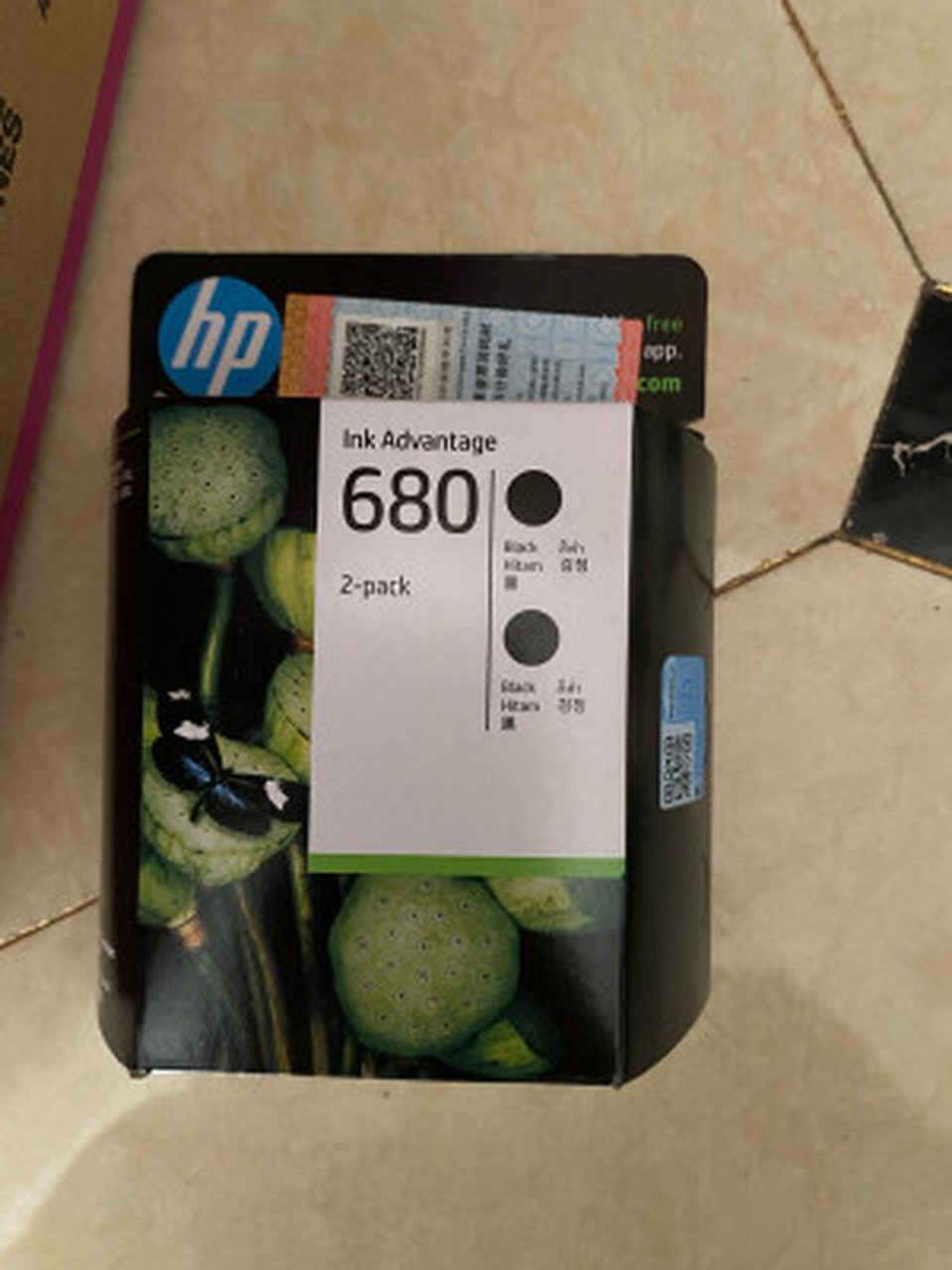 惠普(hp)680原装墨盒 适用hp 2138/2677/3636/3638/3838/3776/3