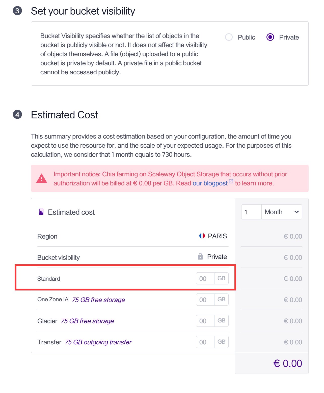 [疑问]  scaleway的标准对象存储没有免费额度了？