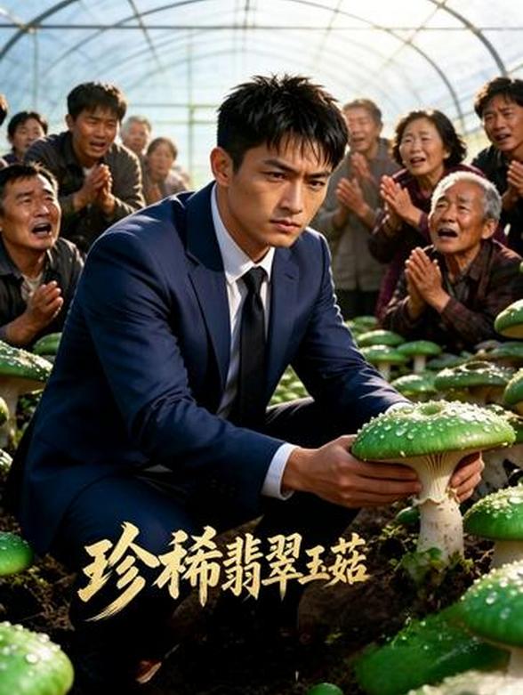 珍稀翡翠玉菇