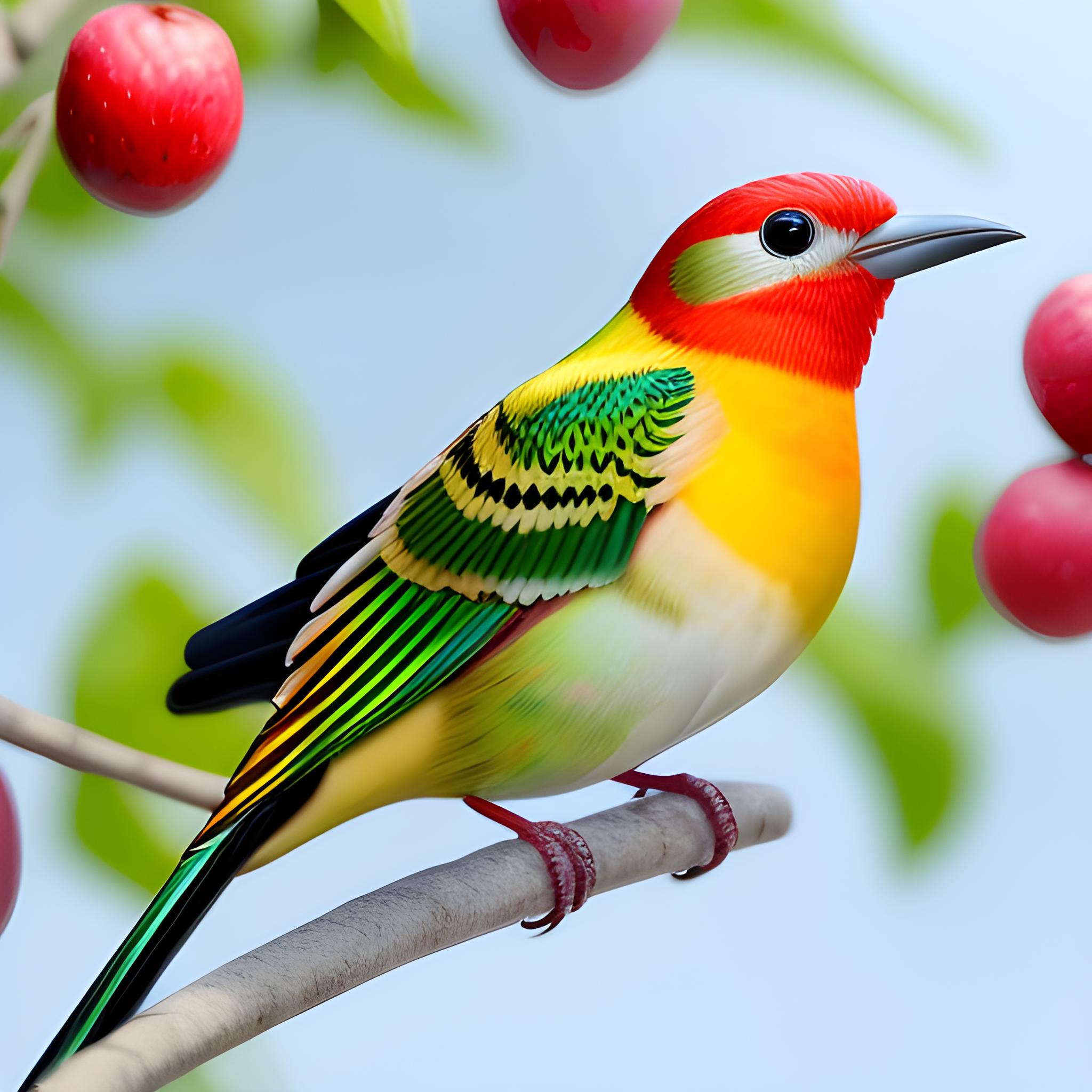 一组漂亮的小鸟图