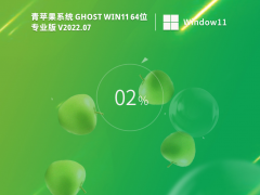 青苹果系统 Ghost Win 11 64位 专业激活版 V2022.07 官方特别优化版