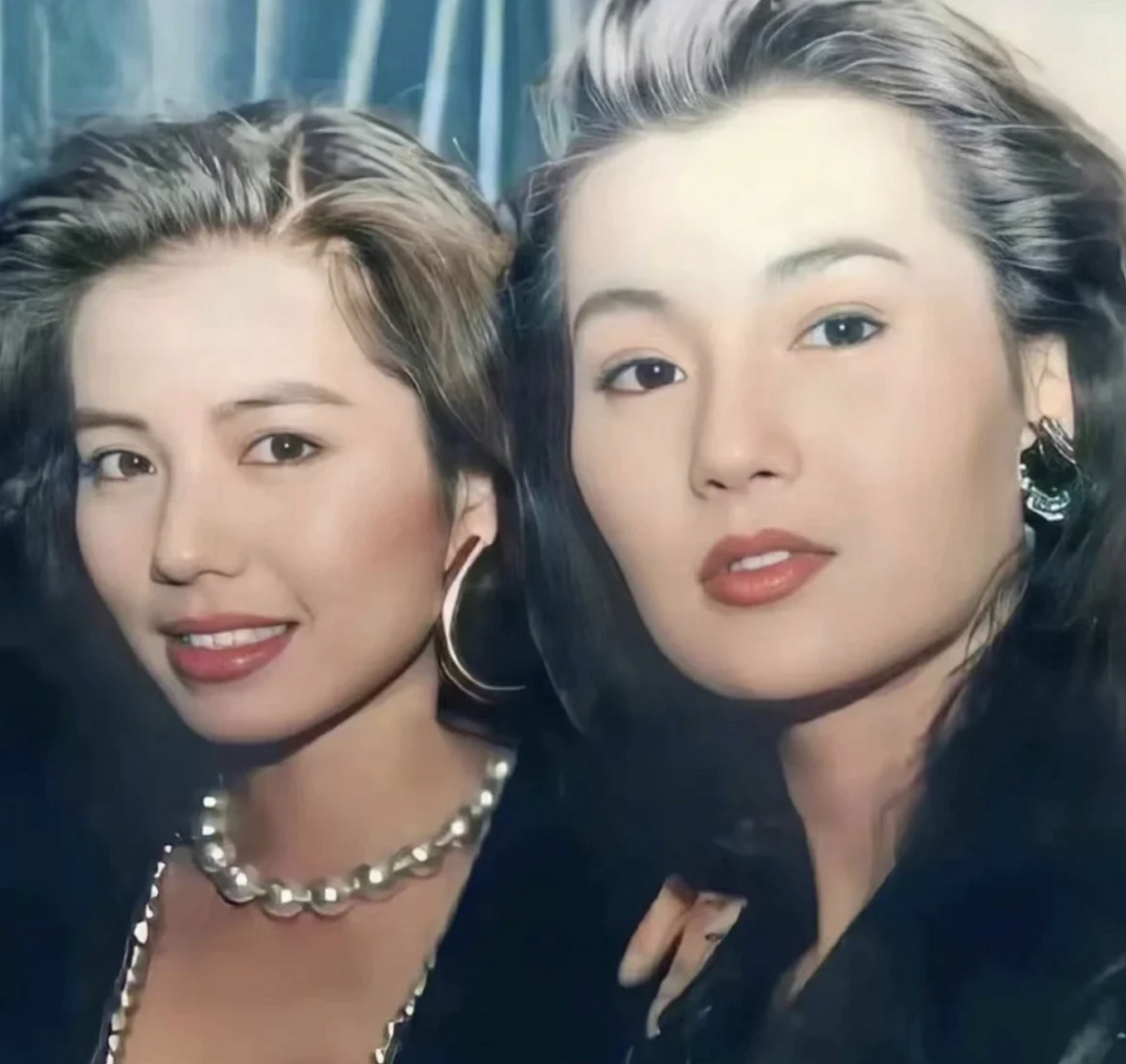 年轻时的钟楚红和张曼玉,不得不说那个年代的香港美女如云!