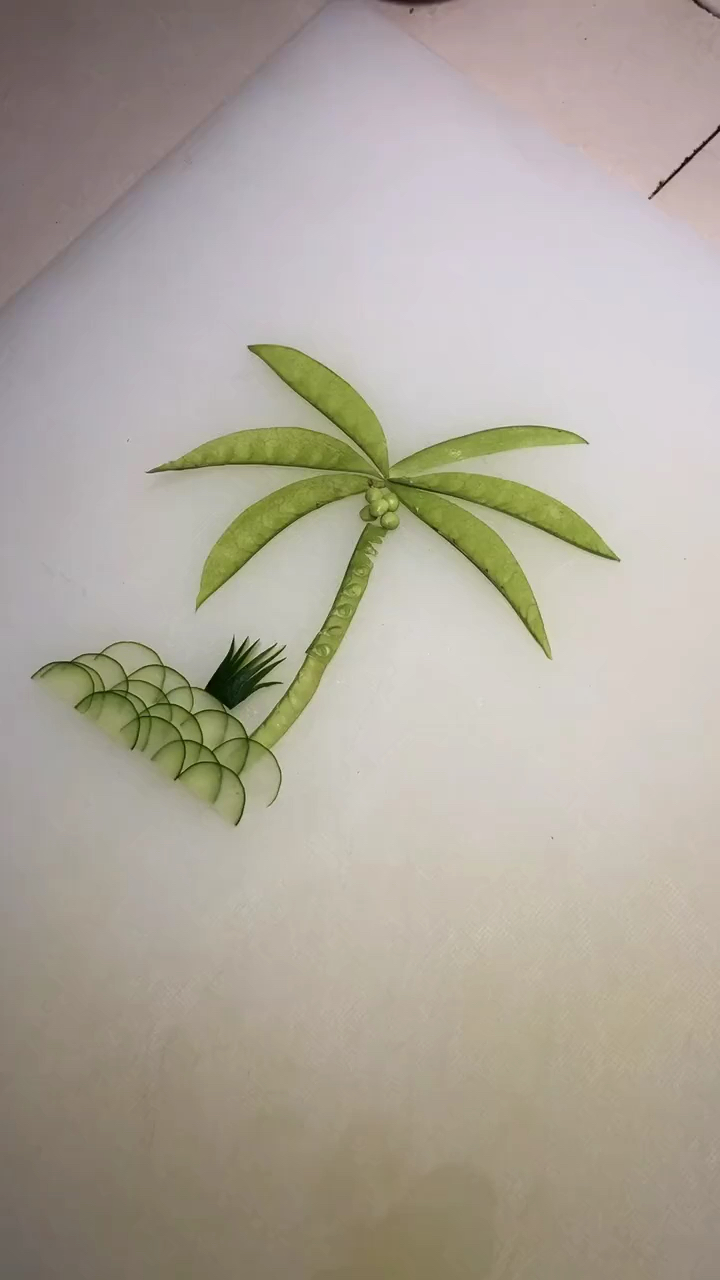 创意豌豆椰子树